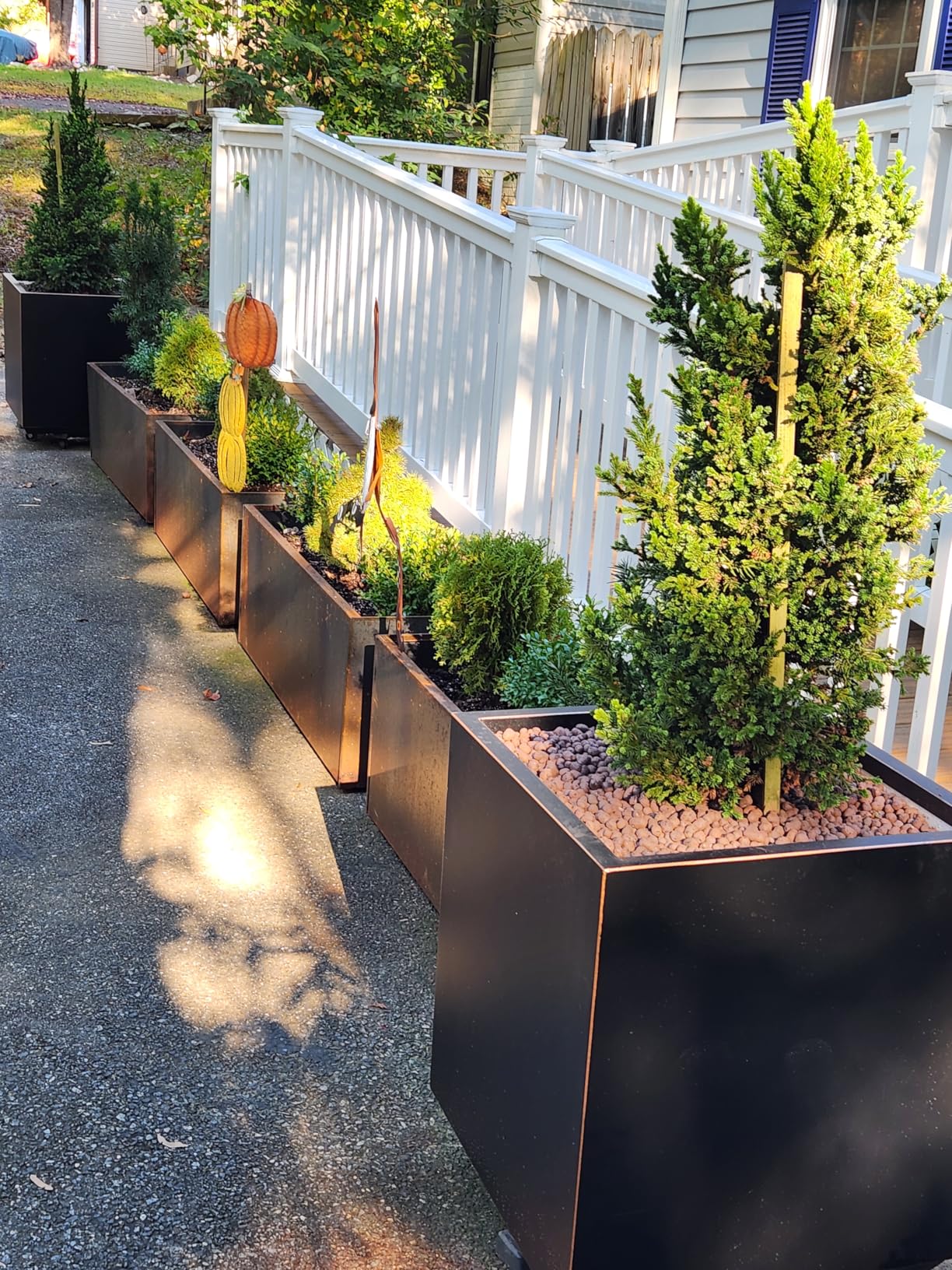 Wallowa Metallic Heavy Cube Planter Box, No Assemble, Seamless Large Square Planter for Trees, Plants and Flowers 21 Wallowa Metallic Heavy Cube Planter Box, No Assemble, Seamless Large Square Planter for Trees, Plants and Flowers 21