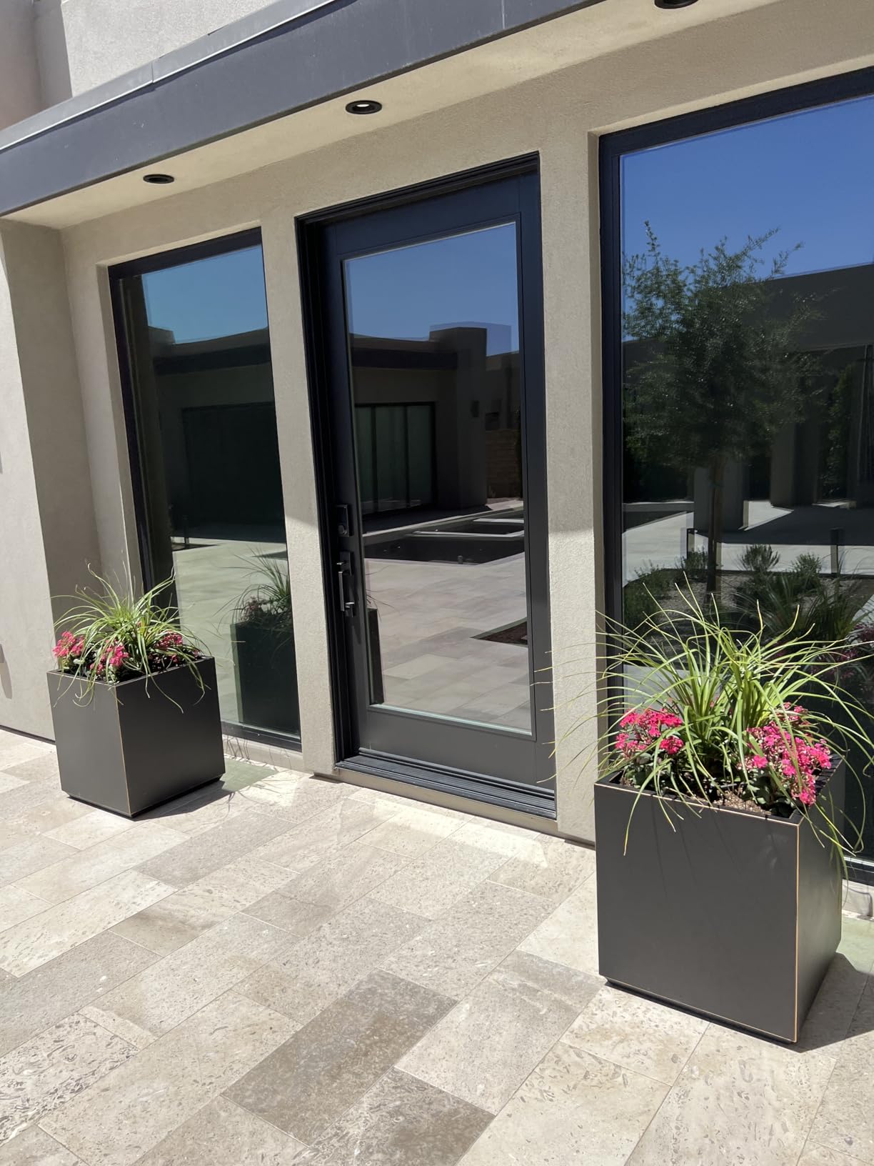 Wallowa Metallic Heavy Cube Planter Box, No Assemble, Seamless Large Square Planter for Trees, Plants and Flowers 21 Wallowa Metallic Heavy Cube Planter Box, No Assemble, Seamless Large Square Planter for Trees, Plants and Flowers 21