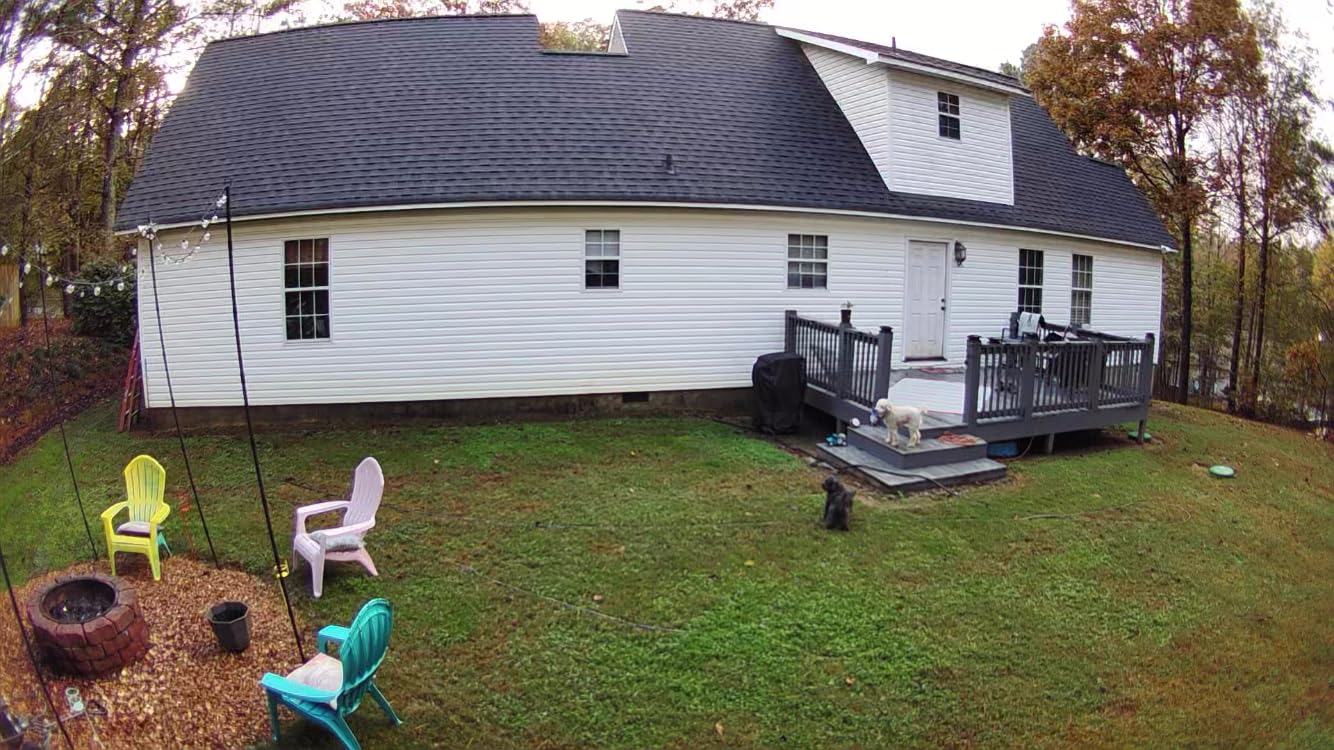 Ring Outdoor Cam (Stick Up Cam), Weather-resistant home or business security camera, outdoor ready, Live View, Color Night Vision, Two-Way Talk, motion alerts, Works with Alexa - Customer Photo 1