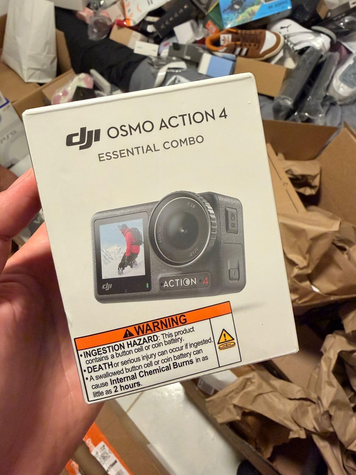 DJI Osmo Action 4 Standard Combo, 4K/120fps Waterproof Action Camera with a 1/1.3-Inch Sensor, Stunning Low-Light Imaging,10-bit & D-Log M Color Performance, Long-Lasting 160 Mins, Outdoor Camera customer photo 2