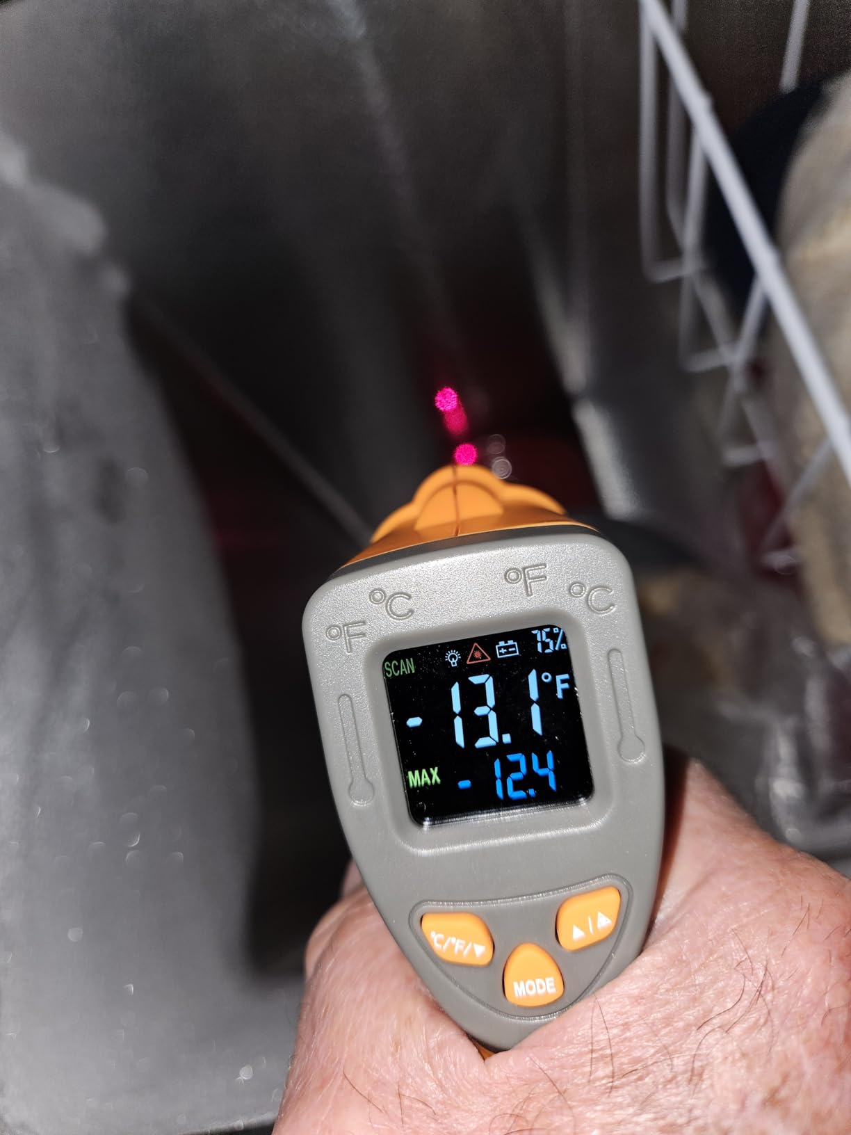 Igloo 3.5 Cu. Ft. Chest Freezer with Removable Basket and Front Defrost Water Drain, Small Deep Freezer Perfect for Homes, Garages, and RVs, Black - Customer Photo 2