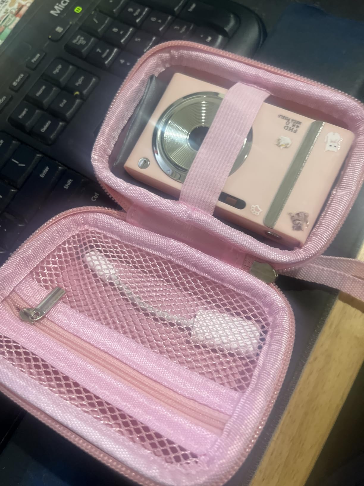 Digital Camera Case Compatible with VAHOIALD FHD 1080P/ for CAMKORY Digital Point and Shoot/for KODAK PIXPRO FZ45-BK 16MP Vlogging/for IWEUKJLO/for Nsoela, Holder for SD Card More- Black (Box Only) Customer Review Digital Camera Case Compatible with VAHOIALD FHD 1080P/ for CAMKORY Digital Point and Shoot/for KODAK PIXPRO FZ45-BK 16MP Vlogging/for IWEUKJLO/for Nsoela, Holder for SD Card More- Black (Box Only) - Customer Photo 1