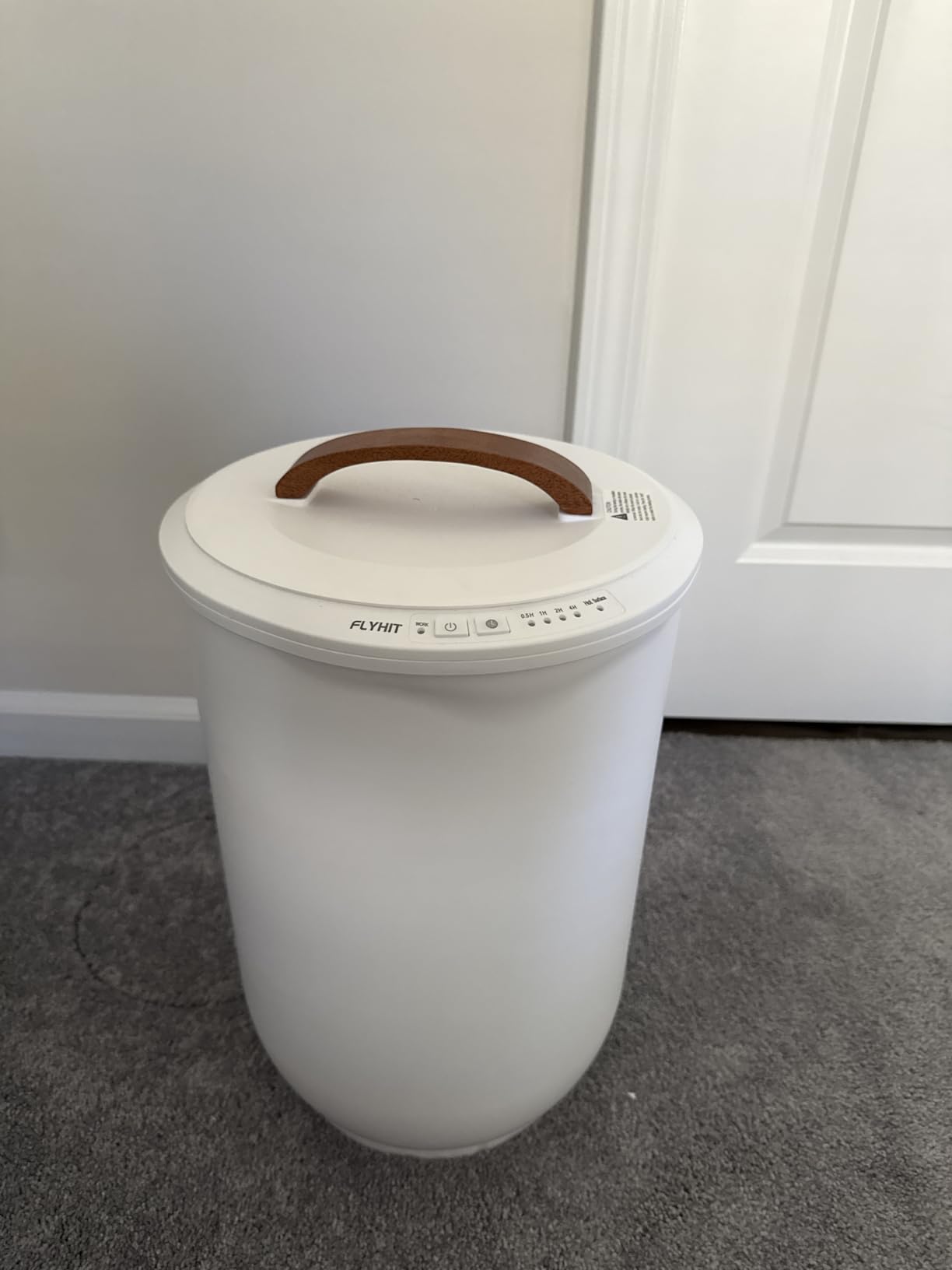 FLYHIT Large Towel Warmer for Bathroom - Heated Towel Warmers Bucket, Wood Handle, Auto Shut Off, Fits Up to Two 40 FLYHIT Large Towel Warmer for Bathroom - Heated Towel Warmers Bucket, Wood Handle, Auto Shut Off, Fits Up to Two 40