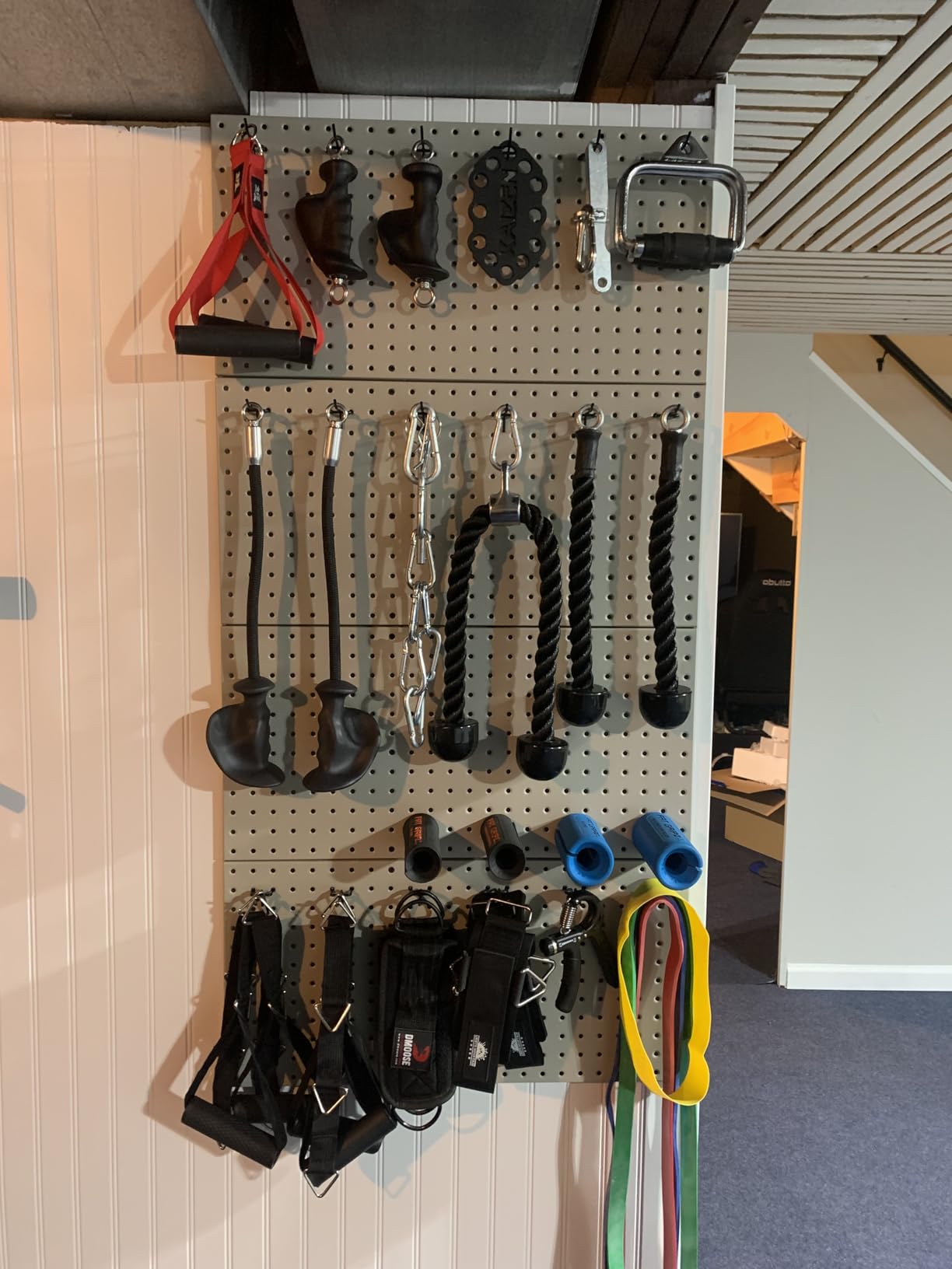 Ultrawall 4 Pcs Metal Pegboard Wall Panels, Peg Boards for Garage Tool Storage - Customer Photo 1
