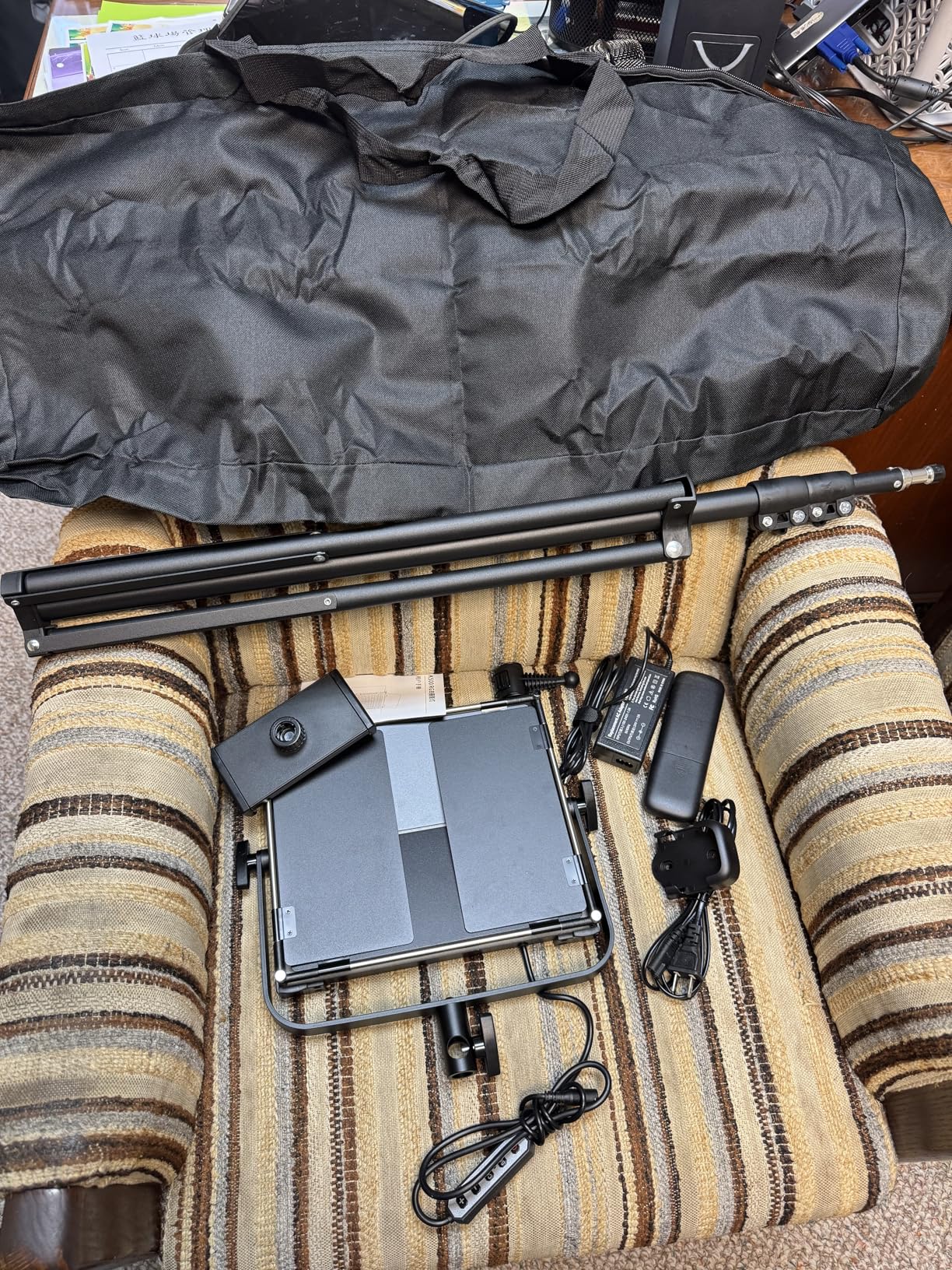 2-Pack RGB Photography Lighting Kit, 50W Bi-Color Professional LED Studio Lights, 2300k~8500k Dimmable Photo Lights for Photography Filming Camera Video Recording Stage Shooting Streaming TikTok - Customer Photo 1