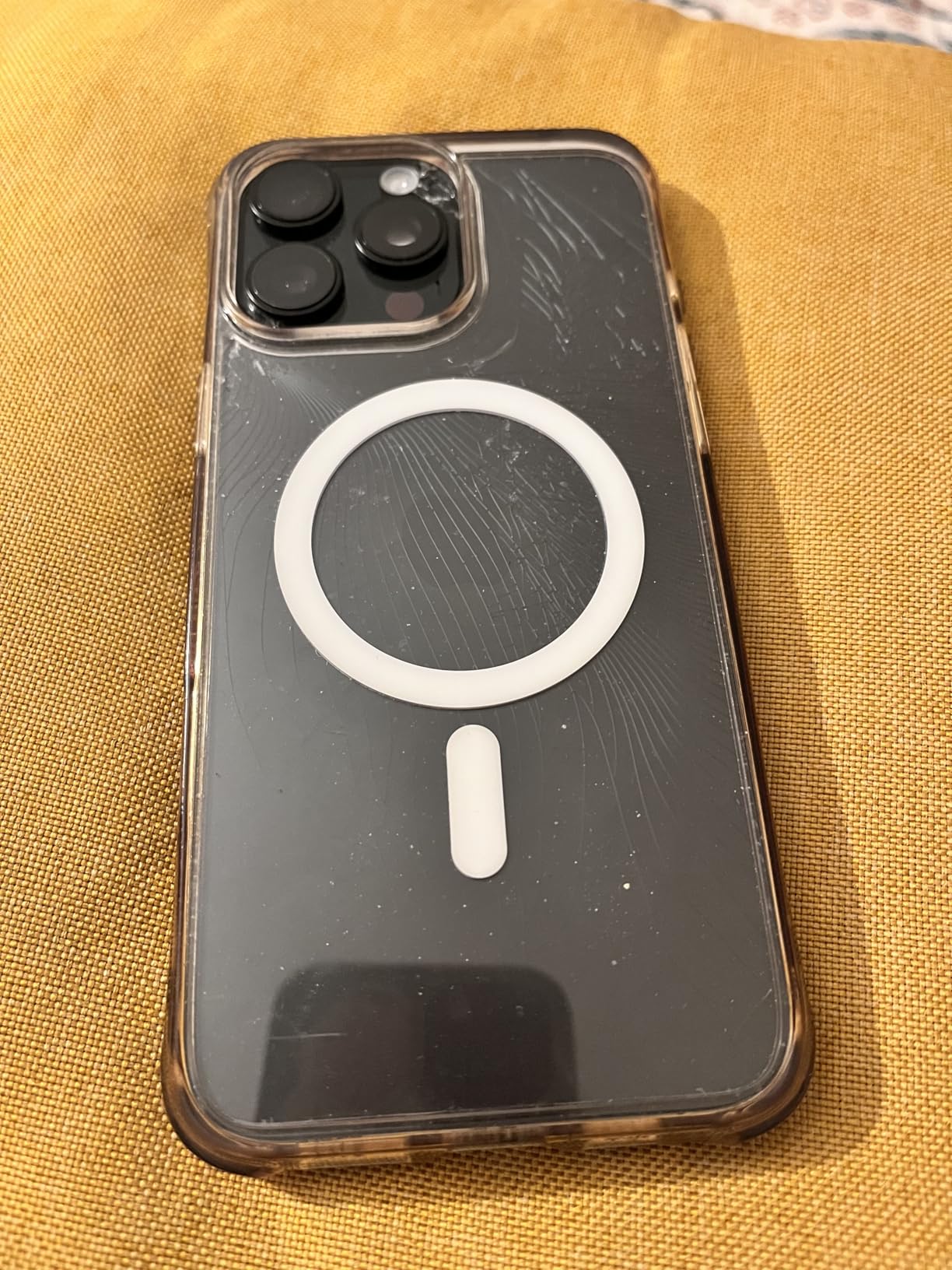 Mkeke for iPhone 15 Case Clear, [Not Yellowing] [Military-Grade Drop Protection] Clear Slim Phone Cases for Apple iPhone 15 with Shockproof Bumper 2023 - Customer Photo 1