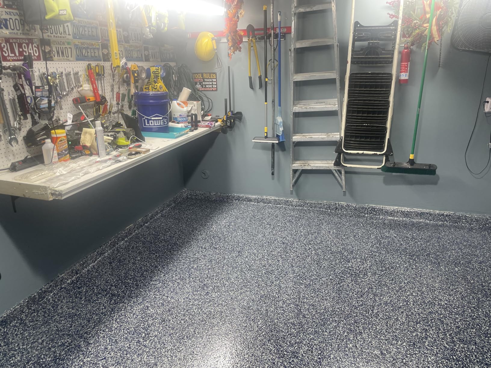 Clear Floor Epoxy Resin for Garages, Basements, Warehouses, Retail Stores and More | Highly Durable | Resistant to Scratches, Spills, and Stains | 3 Gallon Kit | 11.4 L - Customer Photo 1