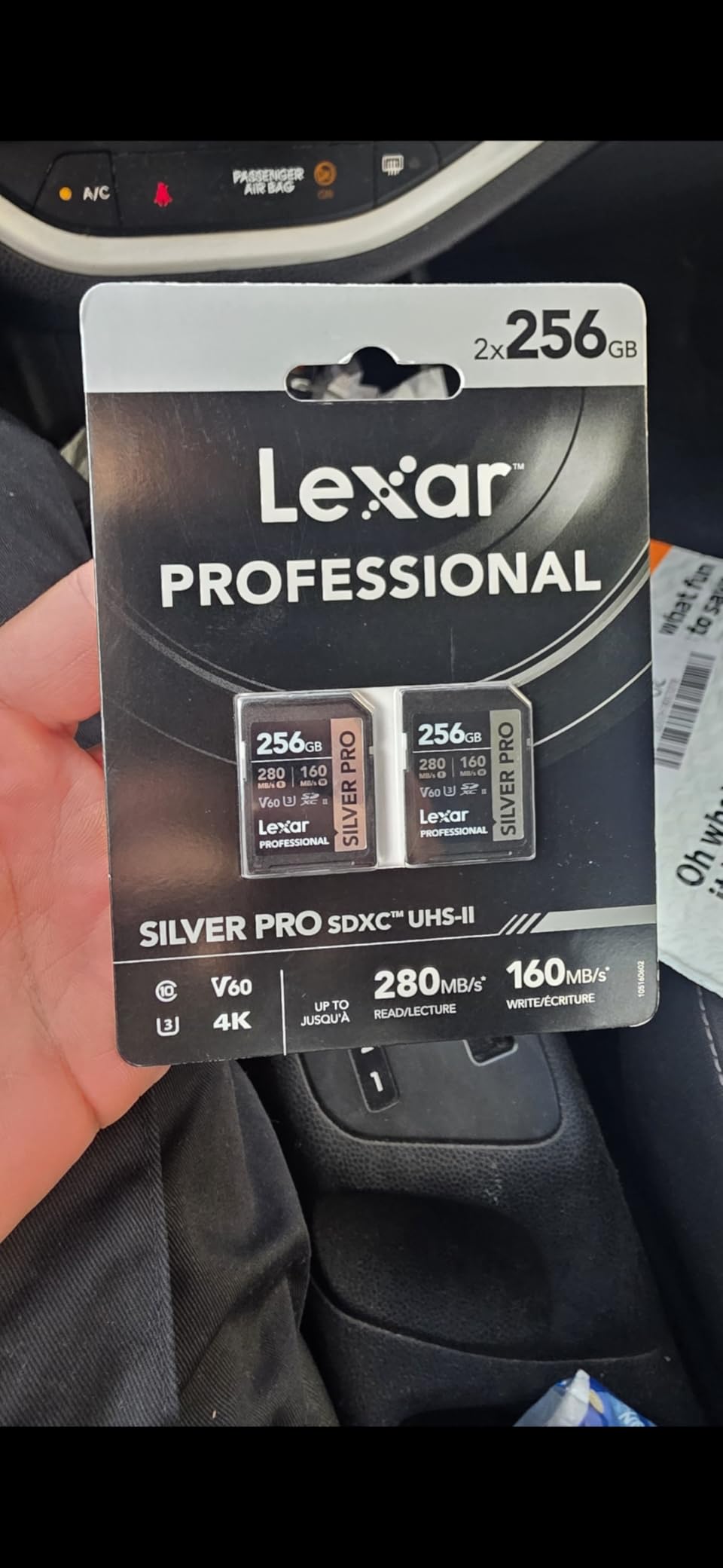 Lexar 128GB Professional SILVER PRO SD Card, UHS-II, C10, U3, V60, Full HD, 4K, Up To 280MB/s Read SDXC Memory Card, for Professional Photographer, Videographer, Enthusiast (LSDSIPR128G-BNNNU) Customer Review Lexar 128GB Professional SILVER PRO SD Card, UHS-II, C10, U3, V60, Full HD, 4K, Up To 280MB/s Read SDXC Memory Card, for Professional Photographer, Videographer, Enthusiast (LSDSIPR128G-BNNNU) - Customer Photo 1