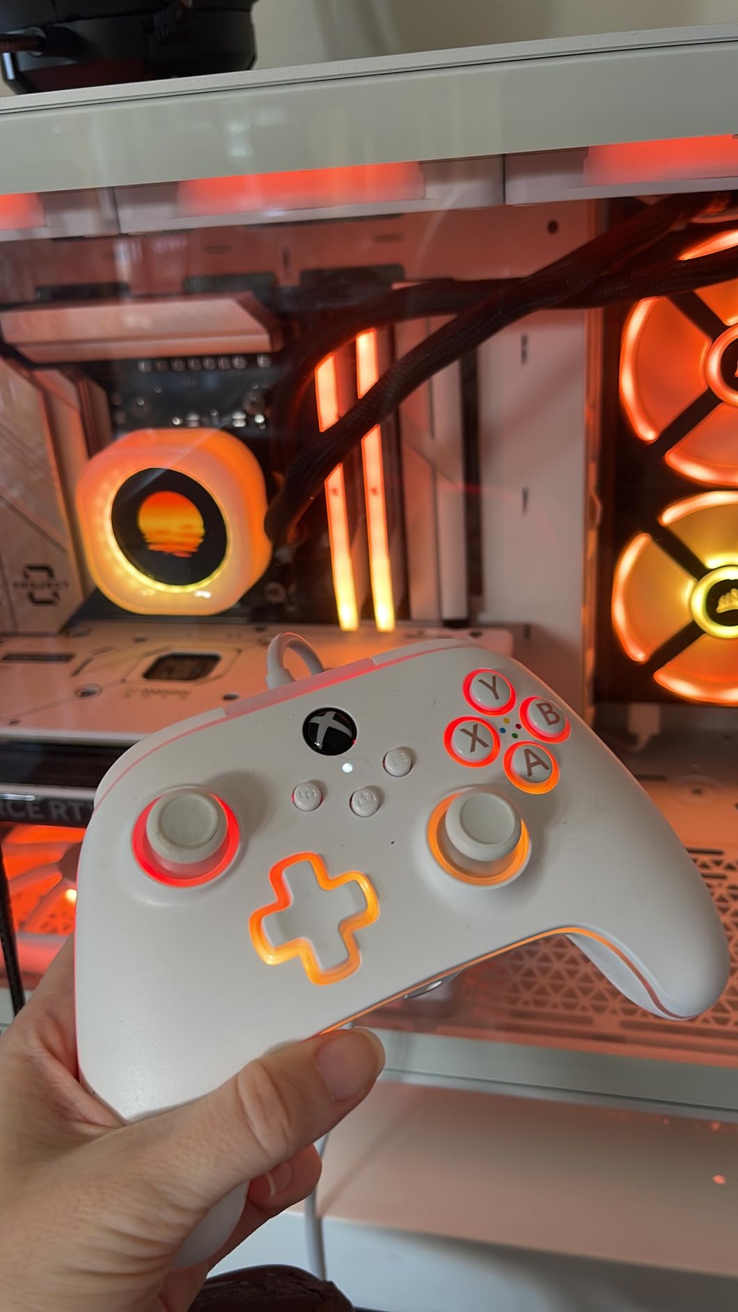 PowerA Advantage Wired Controller for Xbox Series X|S with Lumectra - Black, gamepad, wired video game controller, gaming controller, works with Xbox One and Windows 10/11, officially licensed - Customer Photo 1