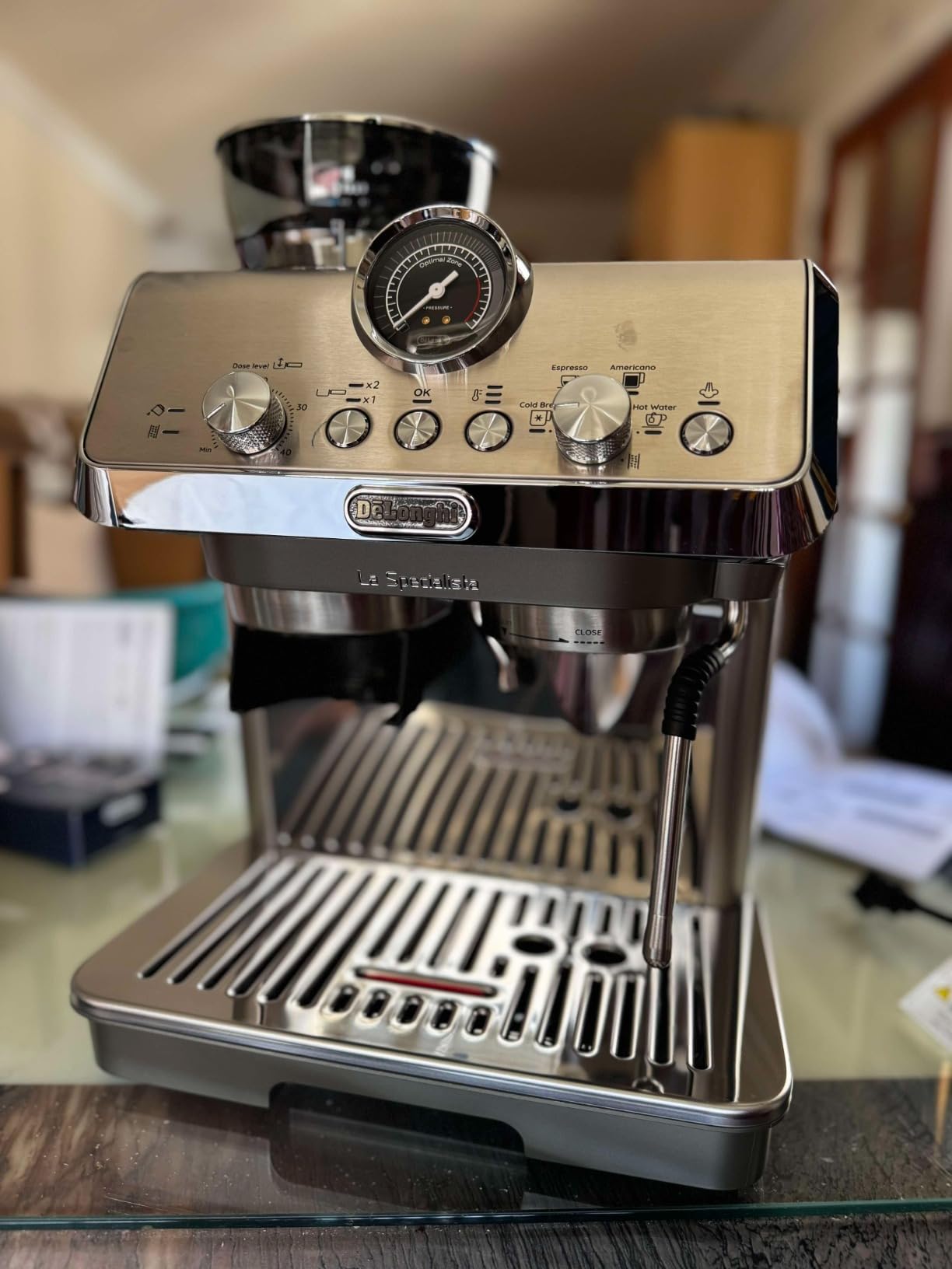 De'Longhi La Specialista Arte Evo Espresso Machine - Compact Cold Brew Coffee Maker with Grinder, Milk Steam Wand/Frother & Tamping Tools - Home Barista Kit for Lattes, Cappuccinos, Iced Coffee - Customer Photo 2