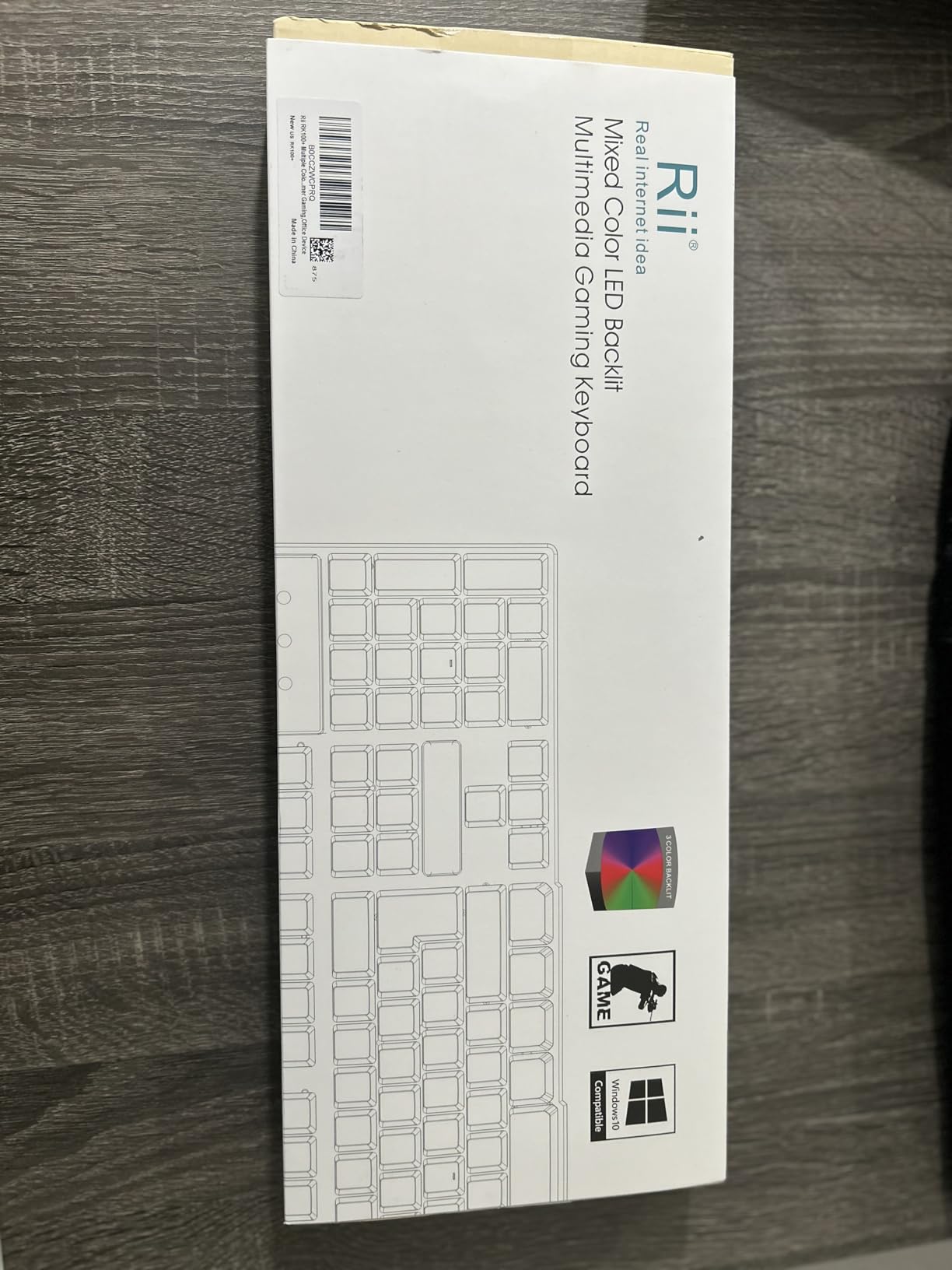 Rii RK100+ Multiple Color Rainbow LED Backlit Large Size USB Wired Mechanical Feeling Multimedia PC Gaming Keyboard,Office Keyboard for Working or Primer Gaming,Office Device - Customer Photo 2