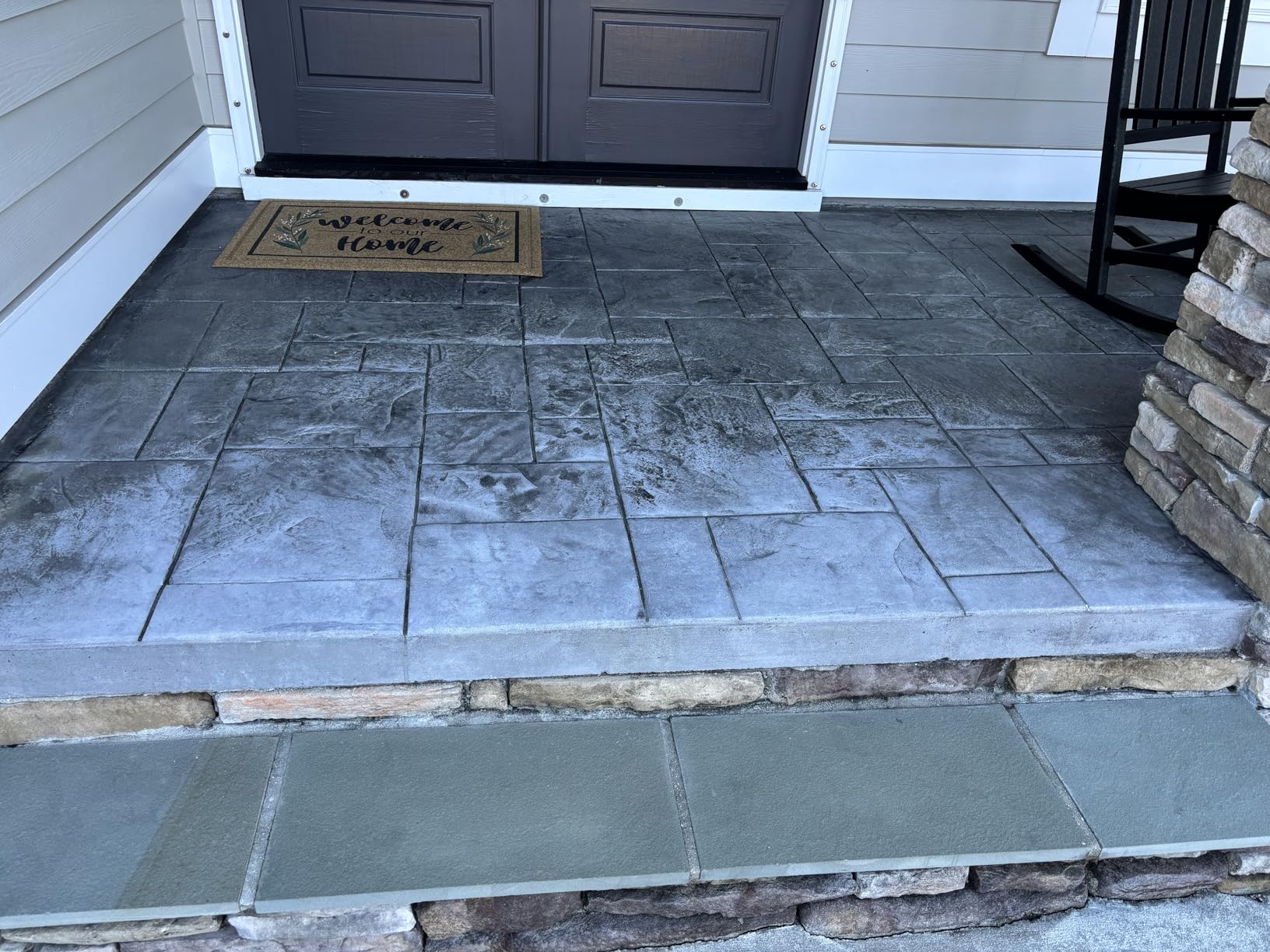 Surecrete Eco Stain Water-Based Stain for Concrete - 4 oz Tester - Titanium Gray - Customer Photo 2