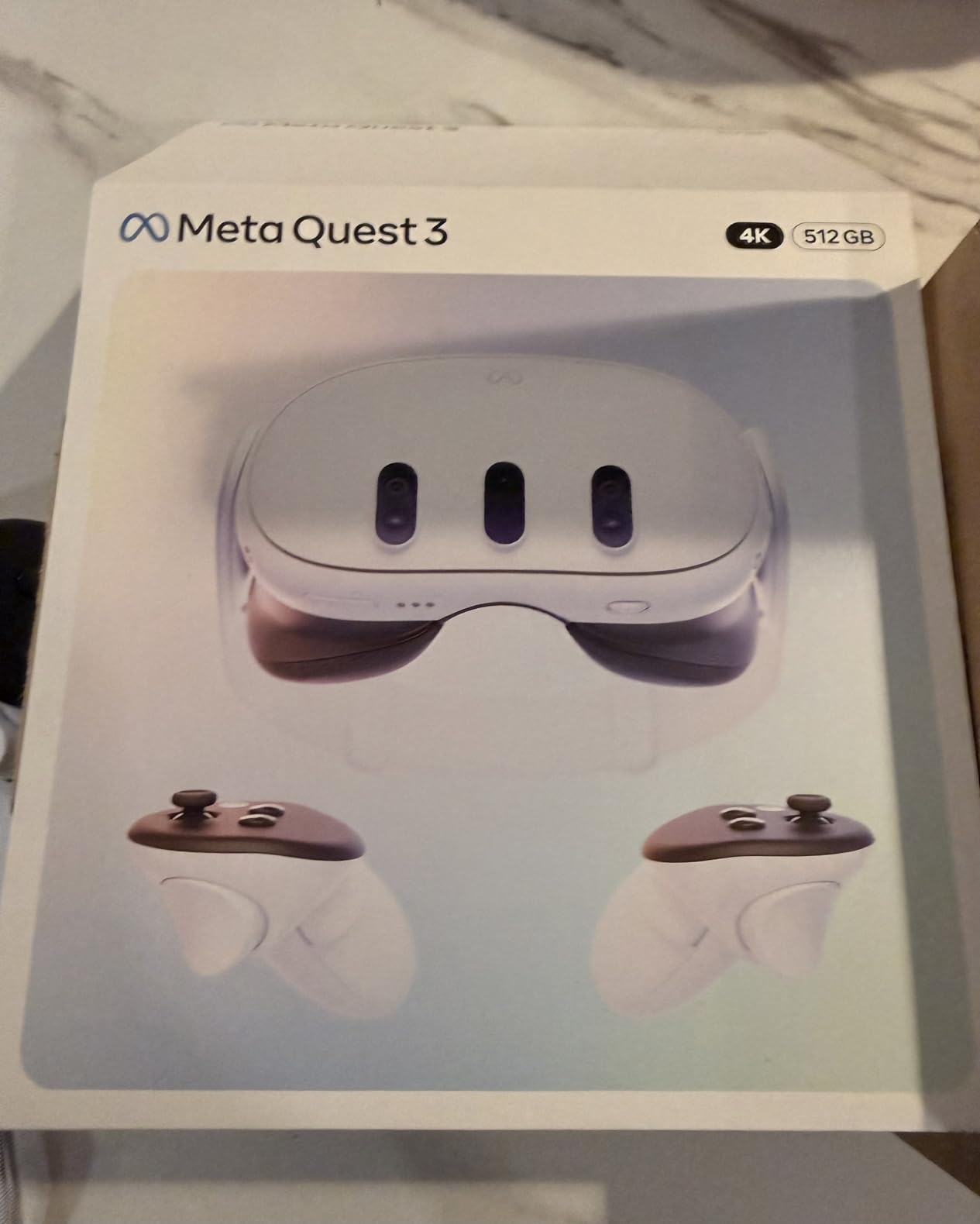 Meta Quest 3 512GB | VR Headset — Thirty Percent Sharper Resolution — 2X Graphical Processing Power — Virtual Reality Without Wires — Access to 40+ Games with a 3-Month Trial of Meta Horizon+ Included - Customer Photo 1