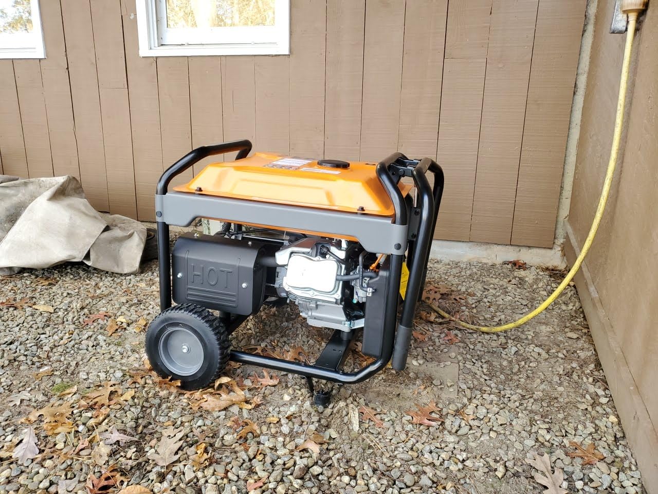 Generac 10,000 Starting Watt Portable Gas Generator - Electric Start - Home Backup or RV Ready - Heavy Duty Frame - Quiet, Long Runtime, Emergency Power - 49-State Compliant Customer Review Generac 10,000 Starting Watt Portable Gas Generator - Electric Start - Home Backup or RV Ready - Heavy Duty Frame - Quiet, Long Runtime, Emergency Power - 49-State Compliant - Customer Photo 1