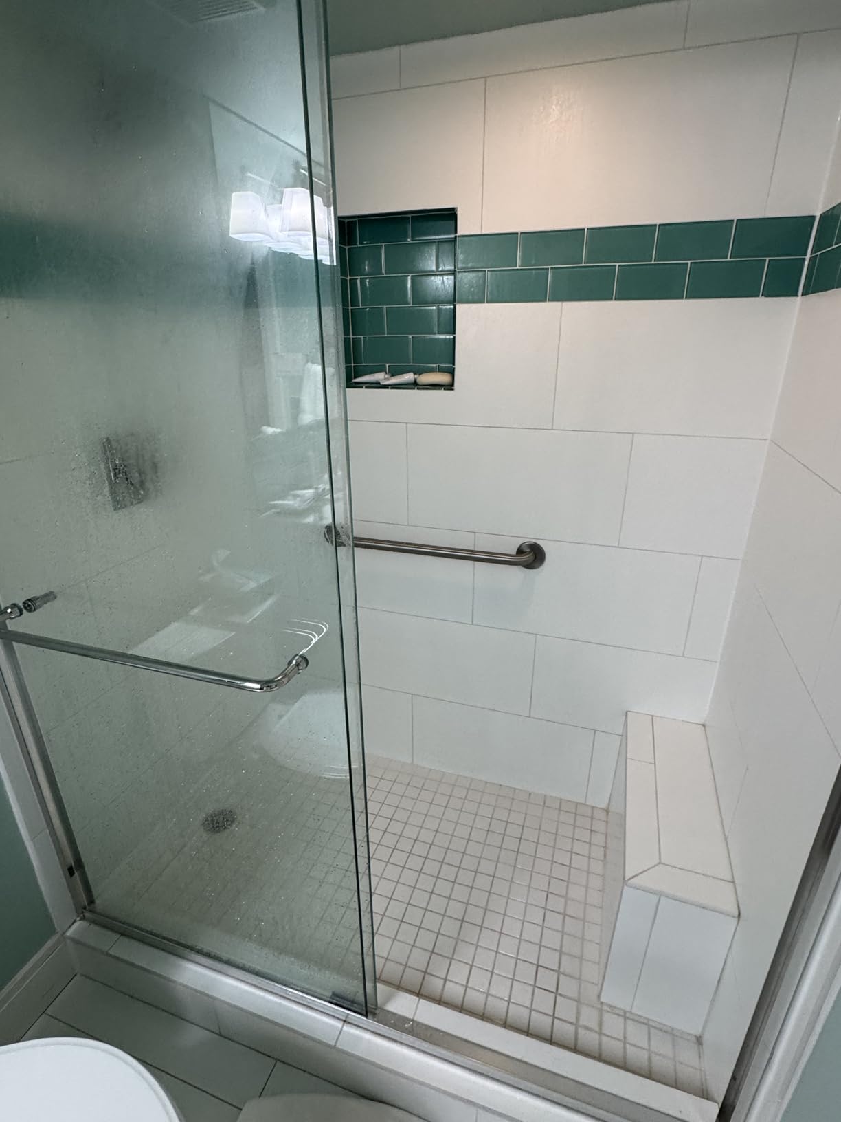HammerHead Showers Dual Shower Head Combo, 8-Inch Rainfall & 3-Flow Handheld, Chrome, 2.5 GPM - Customer Photo 1