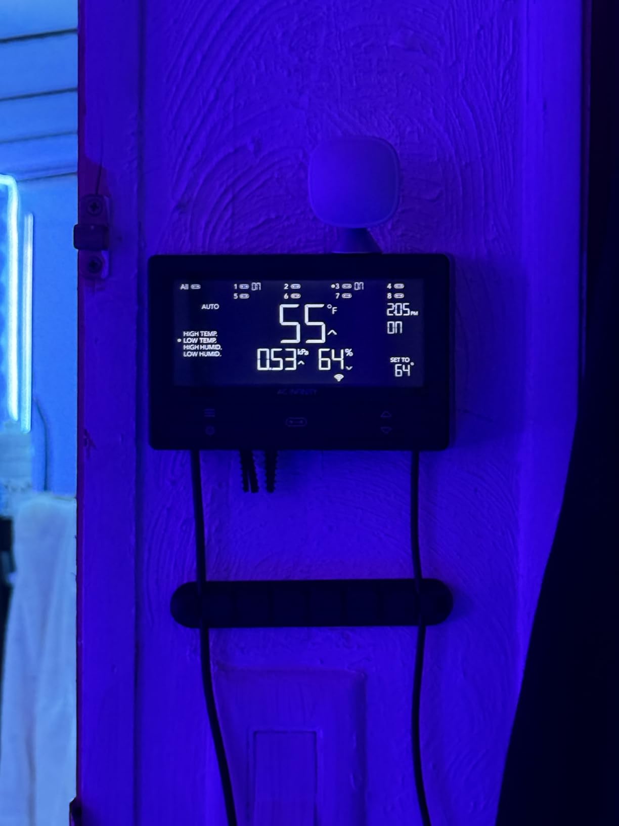 AC Infinity Controller 69 PRO+, Smart Environmental Controller 8-Port with Temp, Humidity, VPD, Timer, Cycle, Schedule Controls, for Grow Tent Cooling Ventilation Lighting - Customer Photo 2