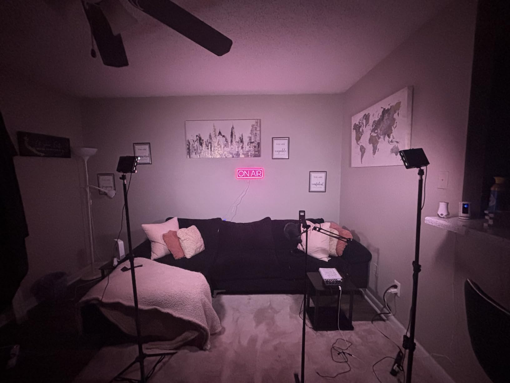 Hagibis LED Video Light Kit 2Pcs, Studio Lights 18 Color Filters for Photography Lighting with Adjustable Tripod Stand Streaming Lights for Photo Camera Recording Computer Zoom Stream TikTok YouTube - Customer Photo 1