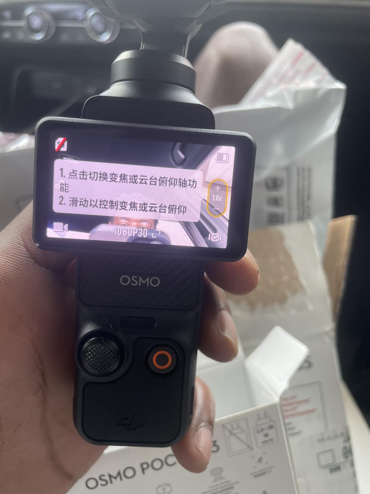 DJI Osmo Pocket 3, Vlogging Cameras with 1'' CMOS & 4K/120fps Vlog Camera, 3-Axis Stabilization, Fast Focusing, Face/Object Tracking, Digital Vlogging Camera for YouTube - Customer Photo 2