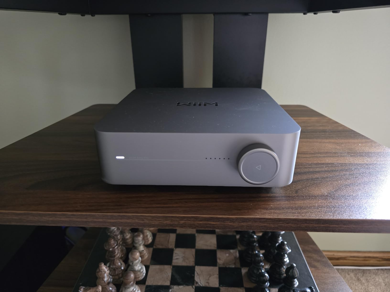 WiiM Amp: Multiroom Streaming Amplifier | Compatible with AirPlay, Google Cast, Alexa | HDMI, Voice Control | Stream from Spotify, Amazon Music, Tidal & More | Space Gray - Customer Photo 1