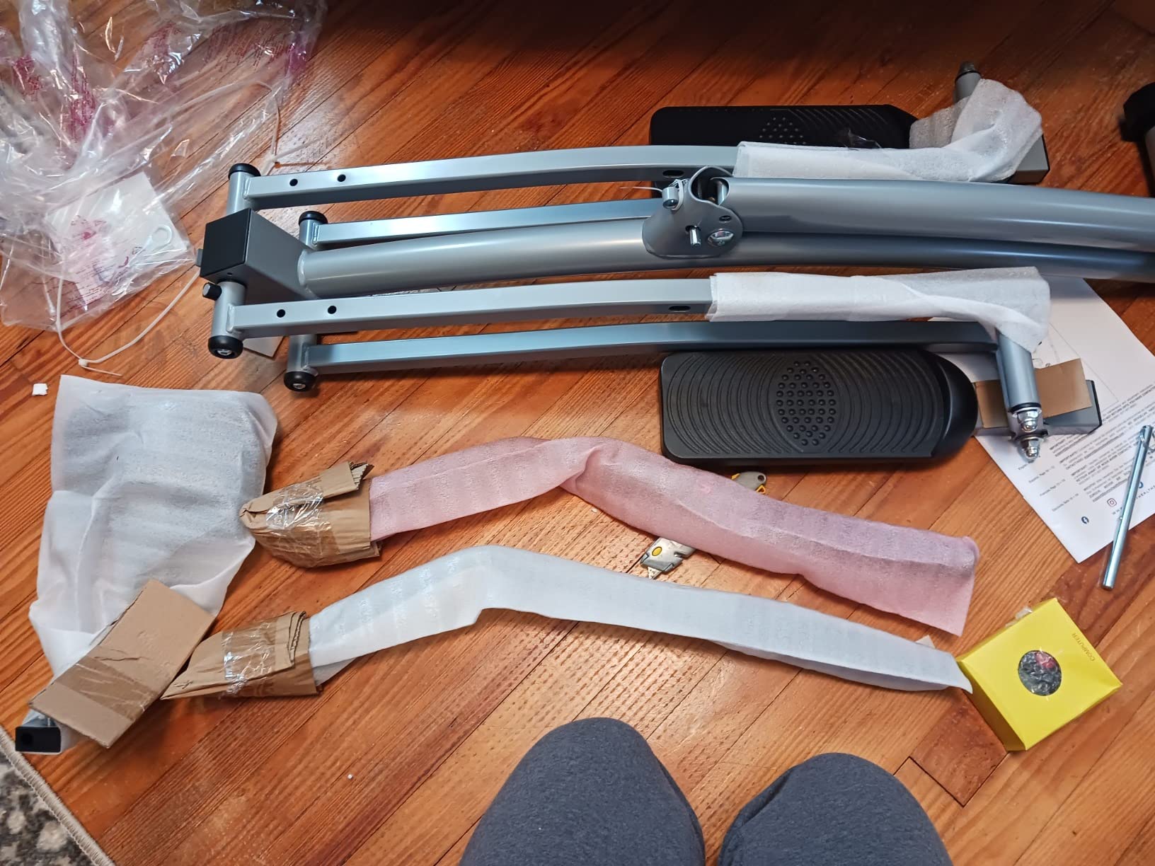 Sunny Health & Fitness Foldable Air Walk Elliptical, 30