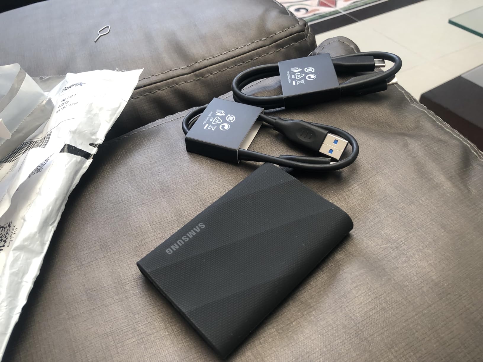 Samsung T9 Portable SSD 2TB - USB 3.2 Gen 2x2, Up to 2000MB/s, Compact External Solid State Drive - Customer Photo 1