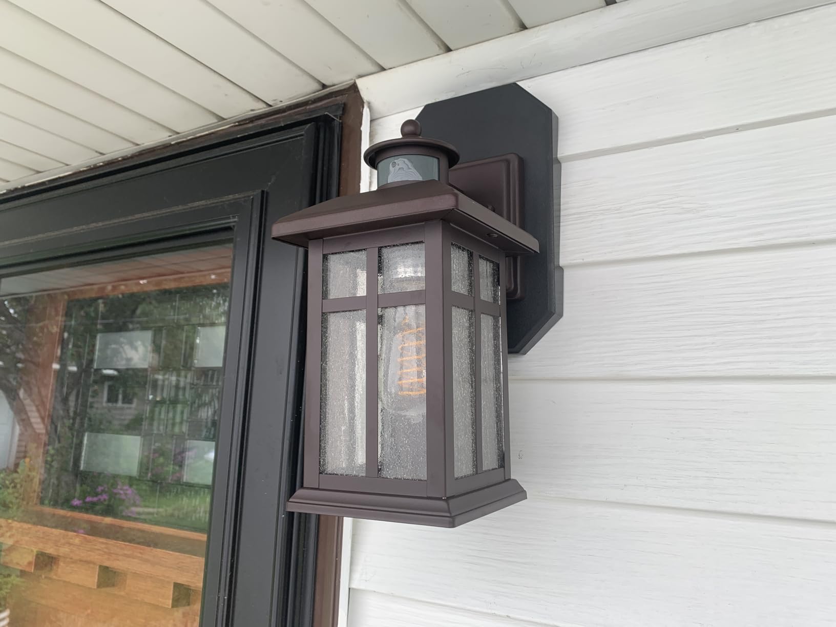 Brilvibera 2 Packs Motion Sensor Outdoor Lights- Outdoor Porch Lights Light Fixtures Motion Sensor Bronze, Porch Lights Outdoor Bronze, Exterior Lights for House, Garage, Door Customer Review Brilvibera 2 Packs Motion Sensor Outdoor Lights- Outdoor Porch Lights Light Fixtures Motion Sensor Bronze, Porch Lights Outdoor Bronze, Exterior Lights for House, Garage, Door - Customer Photo 1