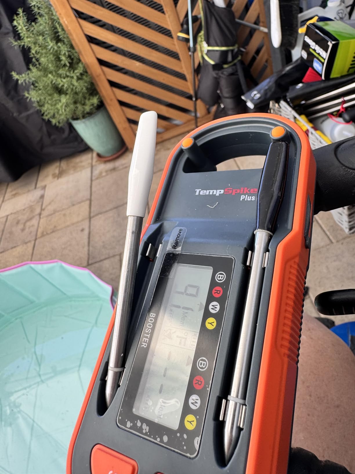 ThermoPro TempSpike Plus 600ft Wireless Meat Thermometer with 2 Color-Coded Probes, Bluetooth Meat Thermometer Wireless with LCD-Enhanced Booster for Food Cooking Grill Smoker - Customer Photo 2