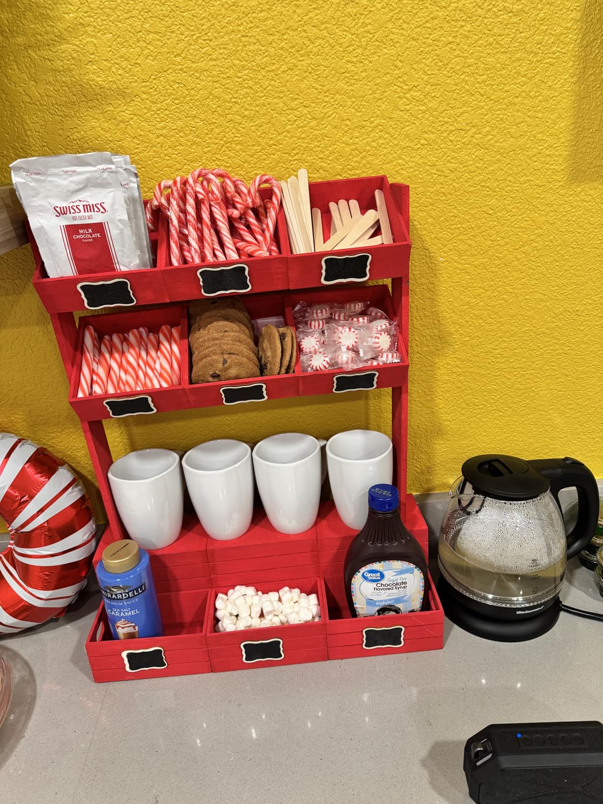 Elite Gourmet EKT3001 1L Digital Water Kettle, 304 Stainless Steel Interior, Programmed Temperatures, Keep Warm Function, Cordless, 360° Base, Auto Off & Audible Indicator, Matte Black - Customer Photo 1