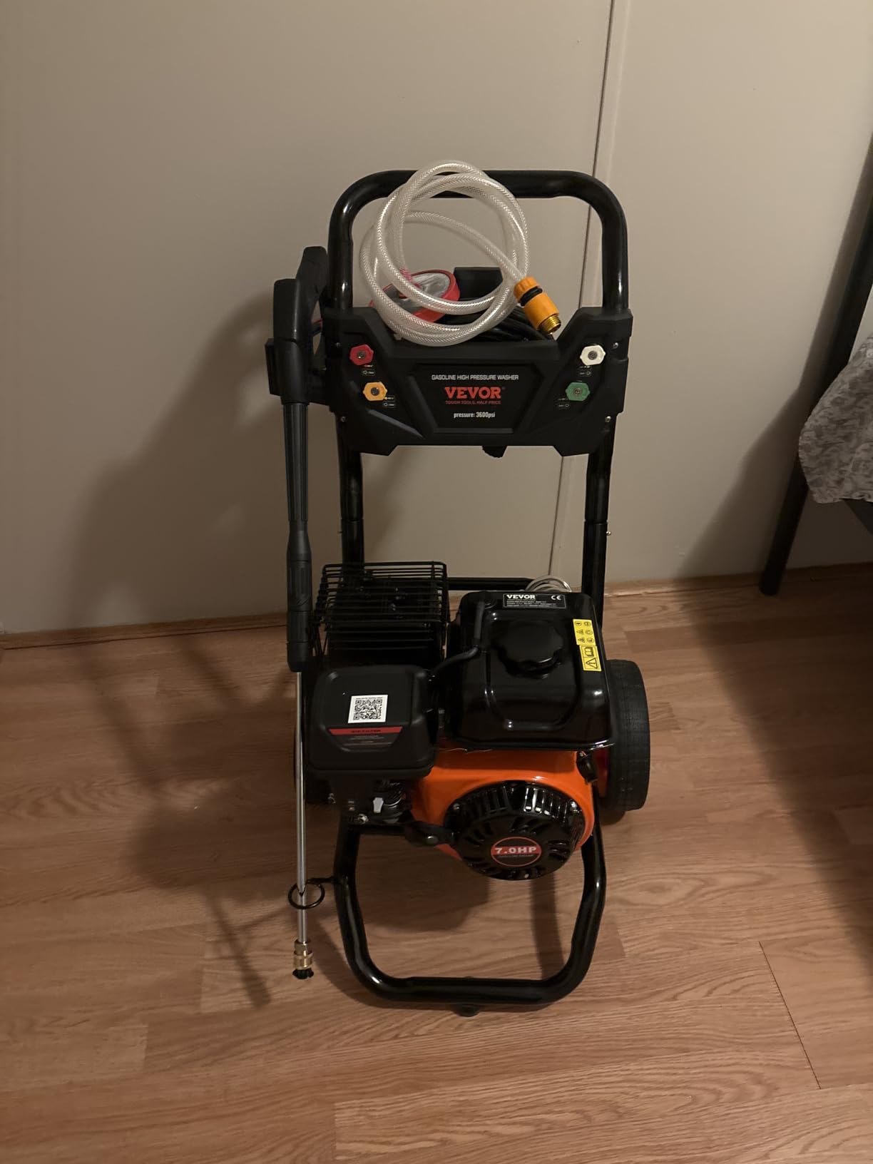 VEVOR Gas Powered Pressure Washer 3400 PSI 2.6 GPM, with Spray Gun and Extension Wand, 5 Quick Connect Nozzles, Copper Pump - Customer Photo 1