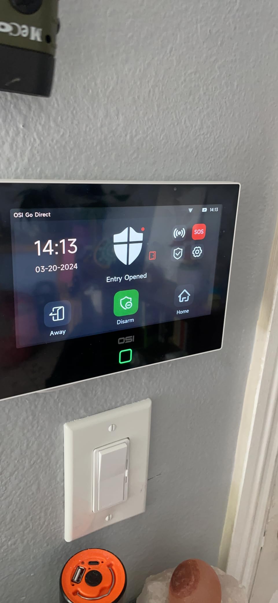 OSI Alarm System for Home Security (Gen 2) 11 piece. DIY, Touch Screen, Motion Detection, Contact sensors, Wireless Siren, Remotes, Phone App, Compatible with Alexa, Continuous Updates, NO Monthly Fees - Customer Photo 4