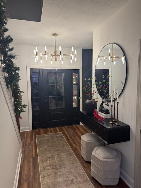 POVISON Fully Assembled Floating TV Stand with Flip-Down Cabinet Doors, 63