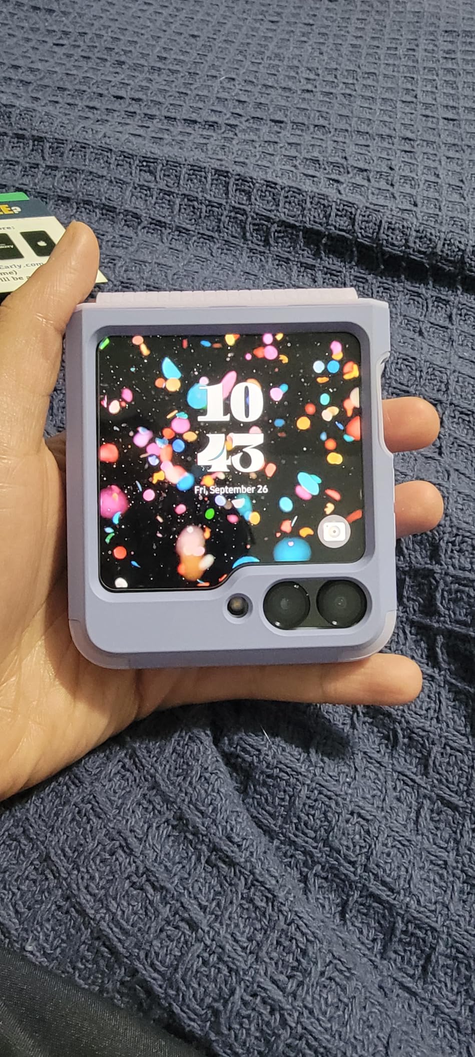 Samsung Galaxy Z Flip 5 5G, US Version, 256GB, Graphite - Unlocked (Renewed) - Customer Photo 1