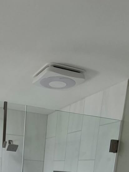 OREiN 3-in-1 Bathroom Exhaust Fan with LED Light & Humidity Sensor, 160 CFM, Auto-On at 60% Humidity, 1500LM, 3000K/4000K/5000K, Night Light, ETL & FCC Certified, Ceiling Opening Size 11.81''x11.02'' - Customer Photo 1