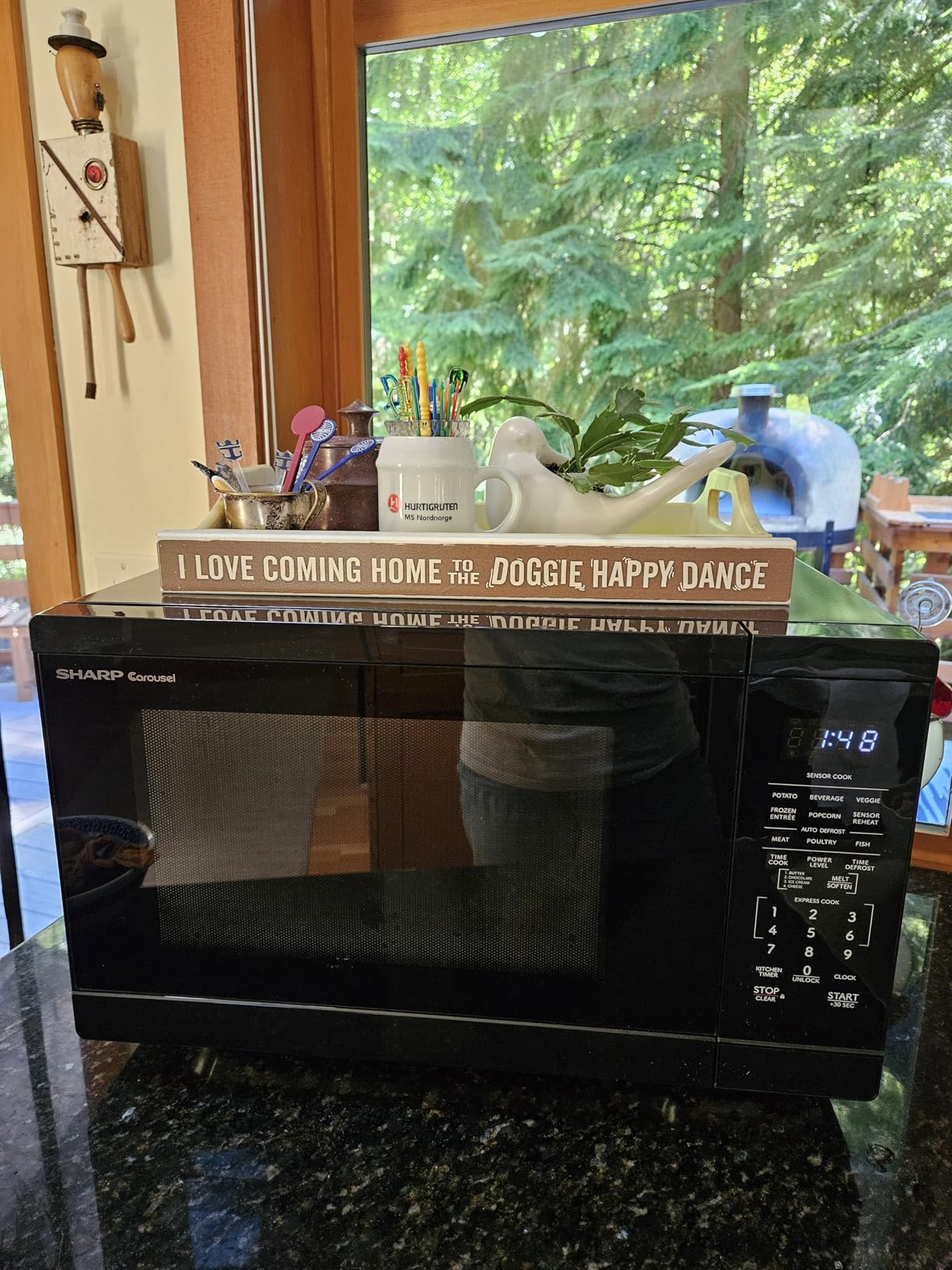 SHARP Countertop Microwave Oven with Removable 12.4