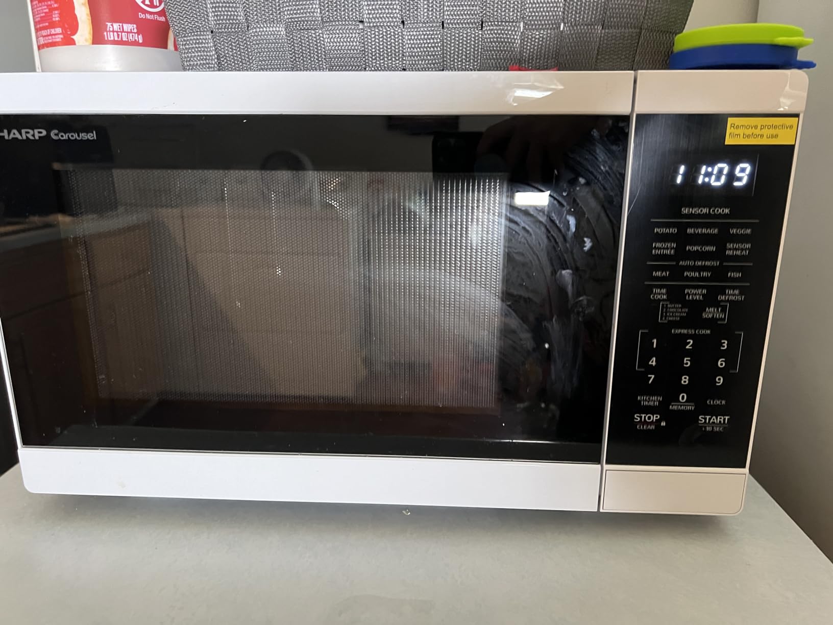 SHARP Countertop Microwave Oven with Removable 12.4