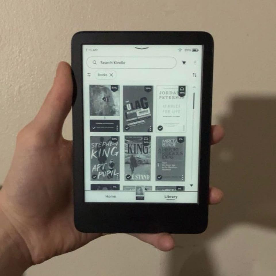 Amazon Kindle 16 GB (newest model) - Lightest and most compact Kindle, now with faster page turns, and higher contrast ratio, for an enhanced reading experience - Matcha Customer Review Amazon Kindle 16 GB (newest model) - Lightest and most compact Kindle, now with faster page turns, and higher contrast ratio, for an enhanced reading experience - Matcha - Customer Photo 1