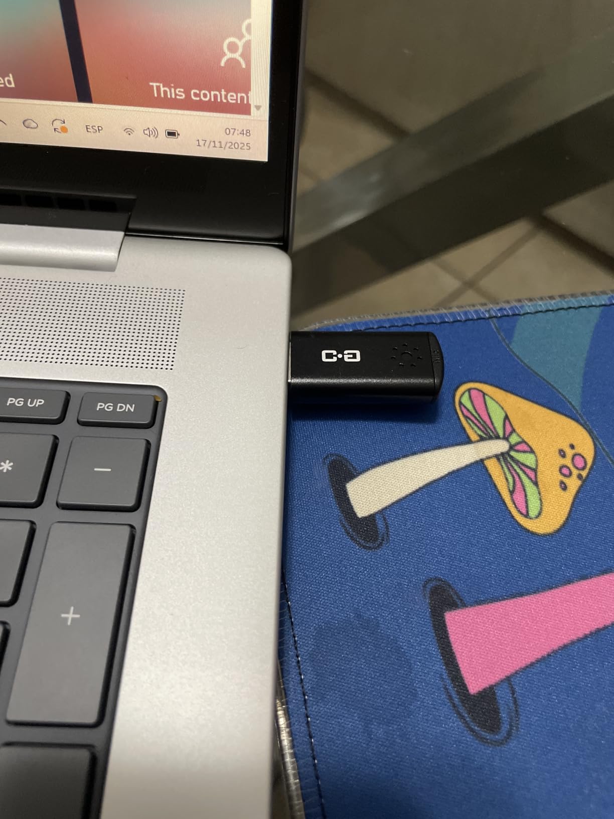 USB Microphone for Laptop and Desktop Computer, High Sensitivity for Clear Call, Plug-and-Play, High Gain, Cordless Mini-Sized Portable, Ideal for Work & Study - Customer Photo 1