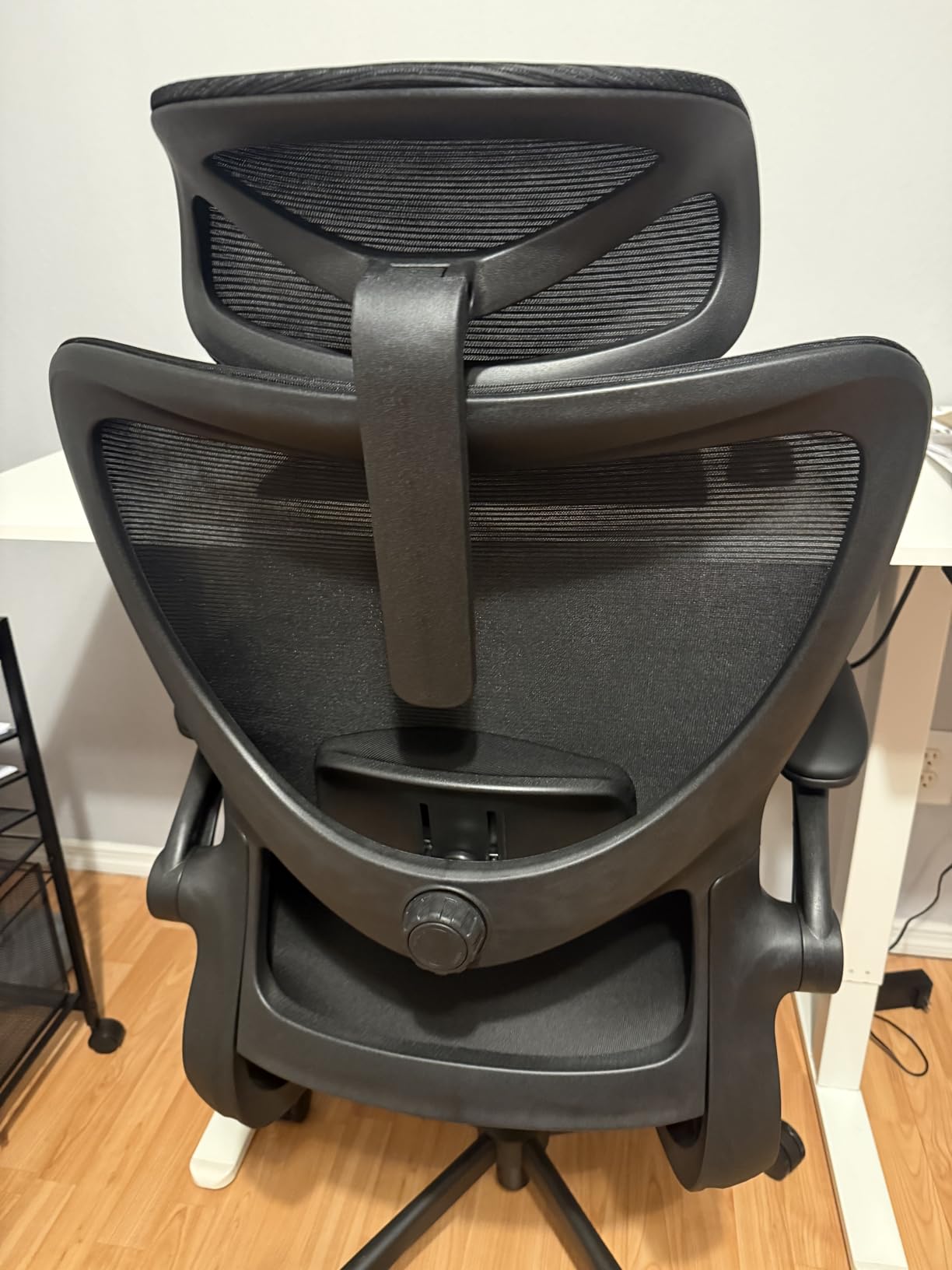 Marsail Ergonomic Office Chair: Office Desk Chair with High Back Mesh and Adjustable Lumbar Support Rolling Work Swivel Task Chairs with Wheel 3D Armrests and Headrest - Customer Photo 2