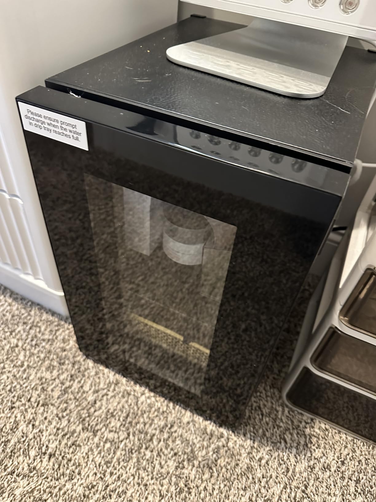 Antarctic Star Mini Fridge Cooler - 12 Bottle 48 Can Beverage Refrigerator Glass Door for Drinks or Beer Wine –Small Drink Dispenser for Home, Office or Bar, Electronic Temperature Control，1.3cu.ft. - Customer Photo 1