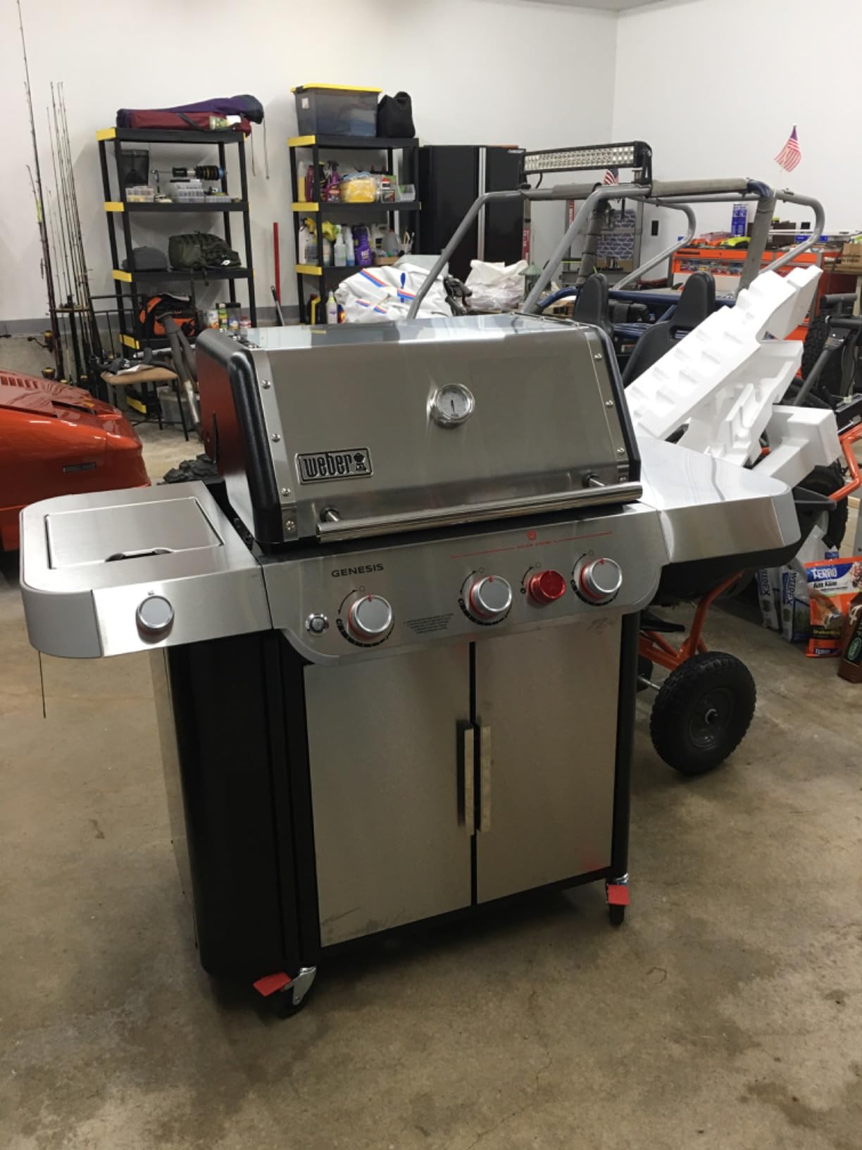 Weber Genesis S-335 Liquid Propane Gas Grill for Outdoor Cooking, 3 Burners and 1 Side Burner, Stainless Steel Customer Review Weber Genesis S-335 Liquid Propane Gas Grill for Outdoor Cooking, 3 Burners and 1 Side Burner, Stainless Steel - Customer Photo 2