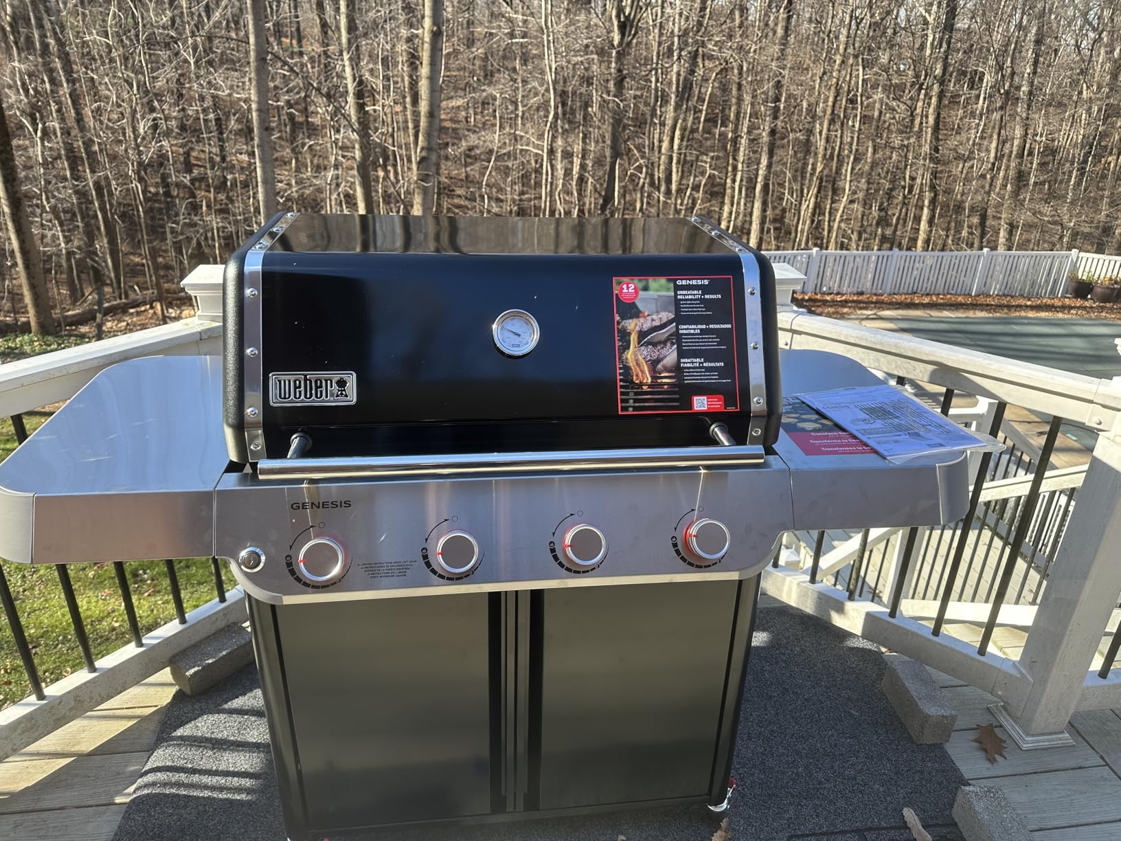 Weber Genesis S-415 Liquid Propane Gas Grill for Outdoor Grilling, 4 Burners, Stainless Steel Customer Review Weber Genesis S-415 Liquid Propane Gas Grill for Outdoor Grilling, 4 Burners, Stainless Steel - Customer Photo 1