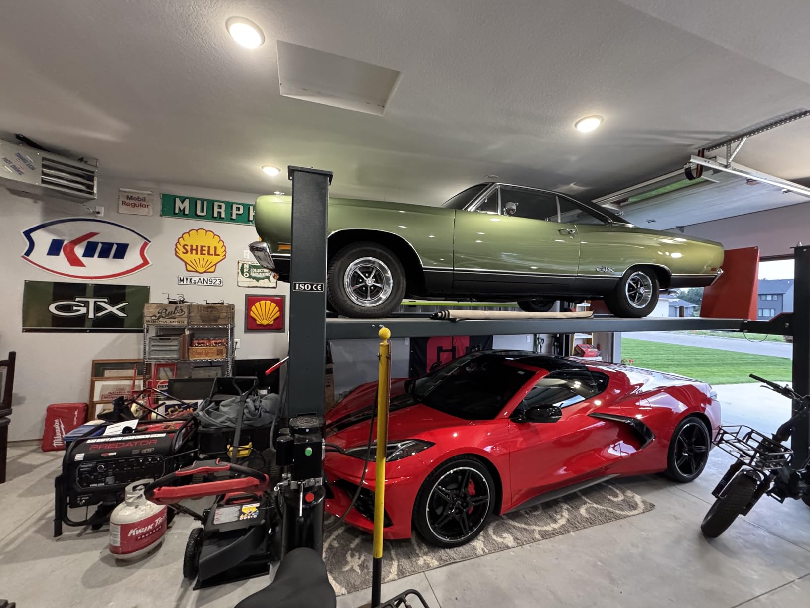 KATOOL 3.0HP 11000Lbs 4 Post Lift Lifting Height 84 Inch - Customer Photo 1