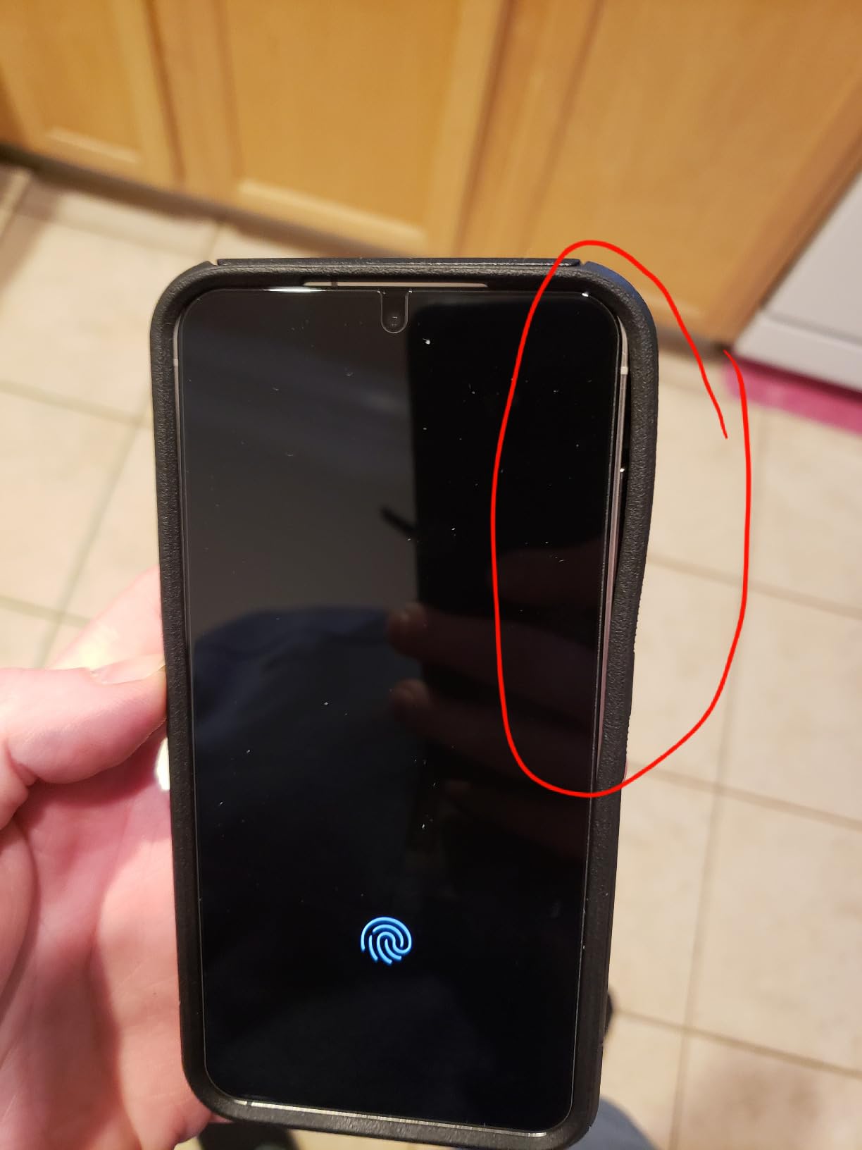 OtterBox Samsung Galaxy S24 Commuter Series Case - Black, Slim & Tough, Pocket-Friendly, with Port Protection - Customer Photo 1