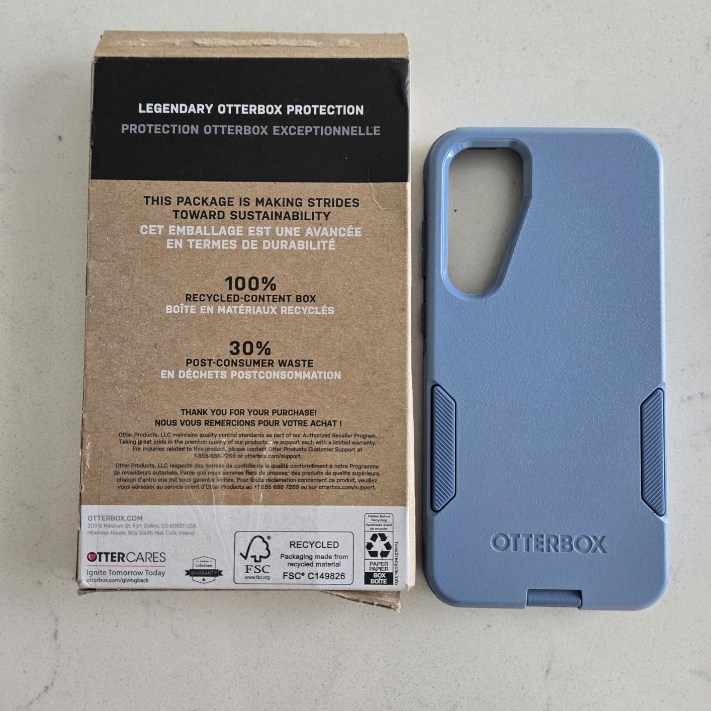 OtterBox Samsung Galaxy S24 Commuter Series Case - Black, Slim & Tough, Pocket-Friendly, with Port Protection - Customer Photo 3