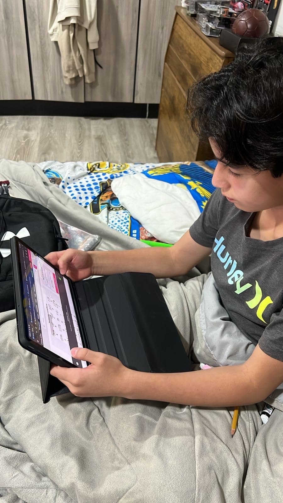 Lenovo Tab M11, 11'' Display, MediaTek Helio G88 Octa-Core, 4GB RAM, 128GB SSD, 1920x1200 px, Ambient Light-Sensor, 10 Hour Battery, Comes w/Folio Case, Luna Grey - Customer Photo 2