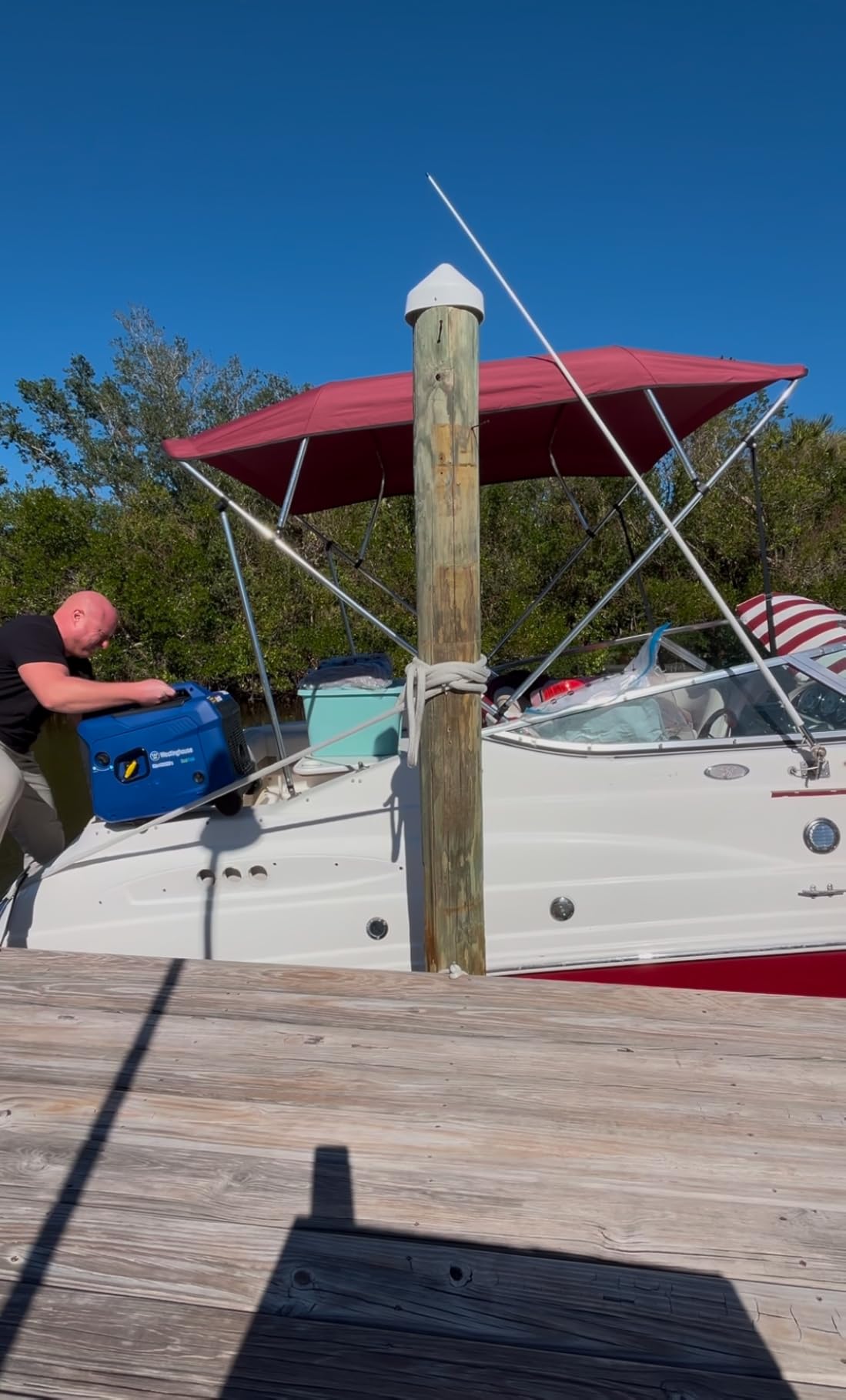 Westinghouse 4000 Peak Watt Super Quiet Dual Fuel Portable Inverter Generator, Remote Electric Start, Gas & Propane Powered, RV Ready, CO Sensor, Parallel Capable Customer Review Westinghouse 4000 Peak Watt Super Quiet Dual Fuel Portable Inverter Generator, Remote Electric Start, Gas & Propane Powered, RV Ready, CO Sensor, Parallel Capable - Customer Photo 2