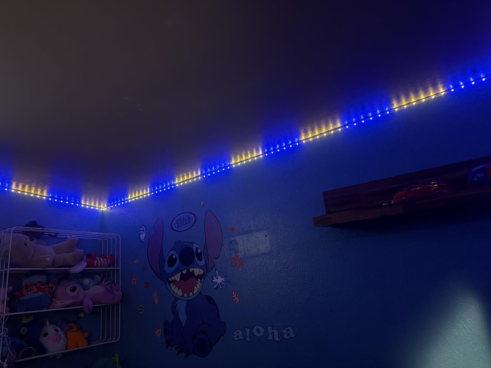 Lepro S1 AI LED Strip Lights for Bedroom - 16.4ft Smart RGB Light Strips with IC and Rainbow Chasing Effects, Color Segment DIY, Personalized Al Lighting Designer, No Remote, 2.4G Wi-Fi & Bluetooth - Customer Photo 1