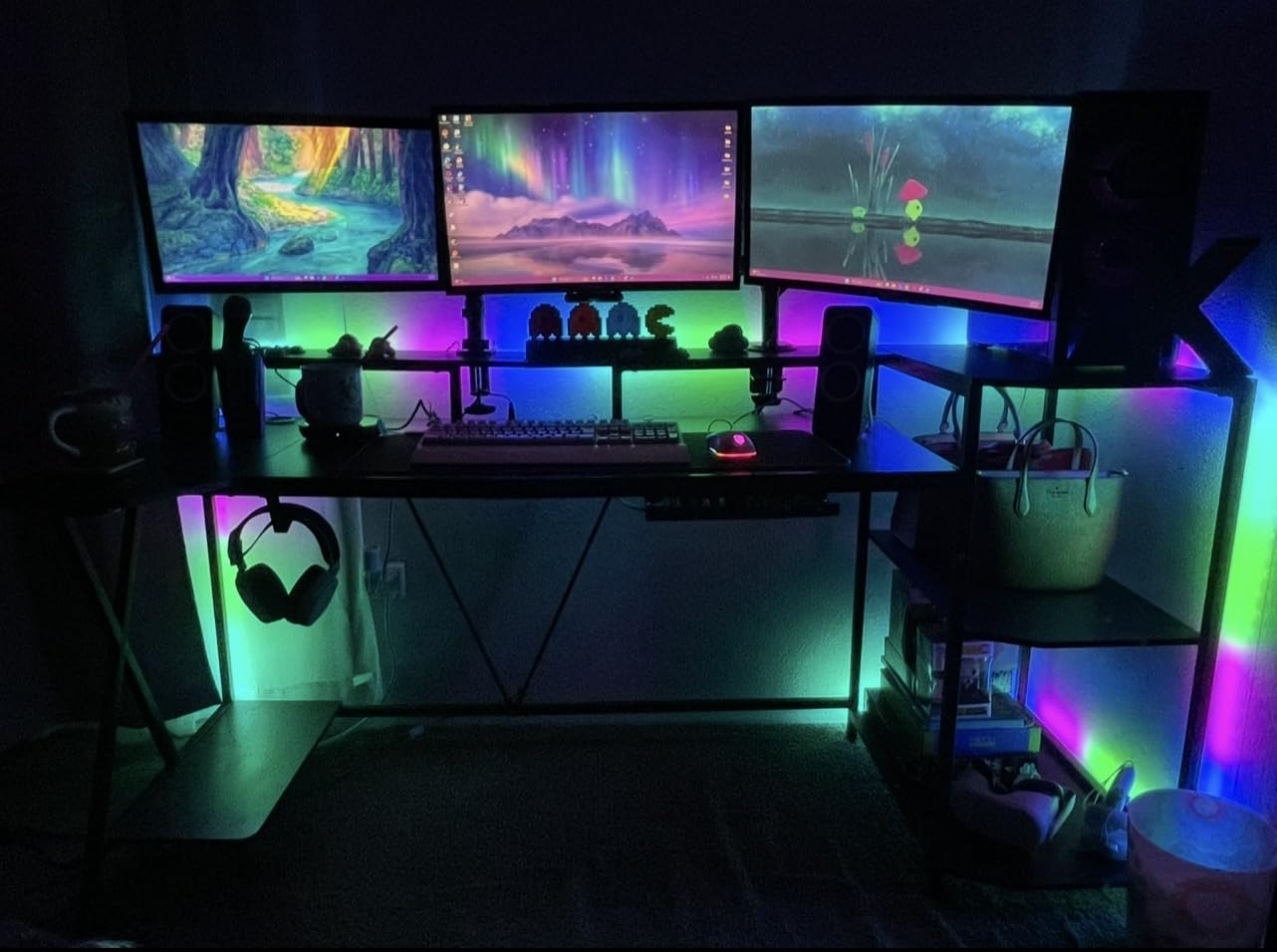 Lepro S1 AI LED Strip Lights for Bedroom - 16.4ft Smart RGB Light Strips with IC and Rainbow Chasing Effects, Color Segment DIY, Personalized Al Lighting Designer, No Remote, 2.4G Wi-Fi & Bluetooth - Customer Photo 2