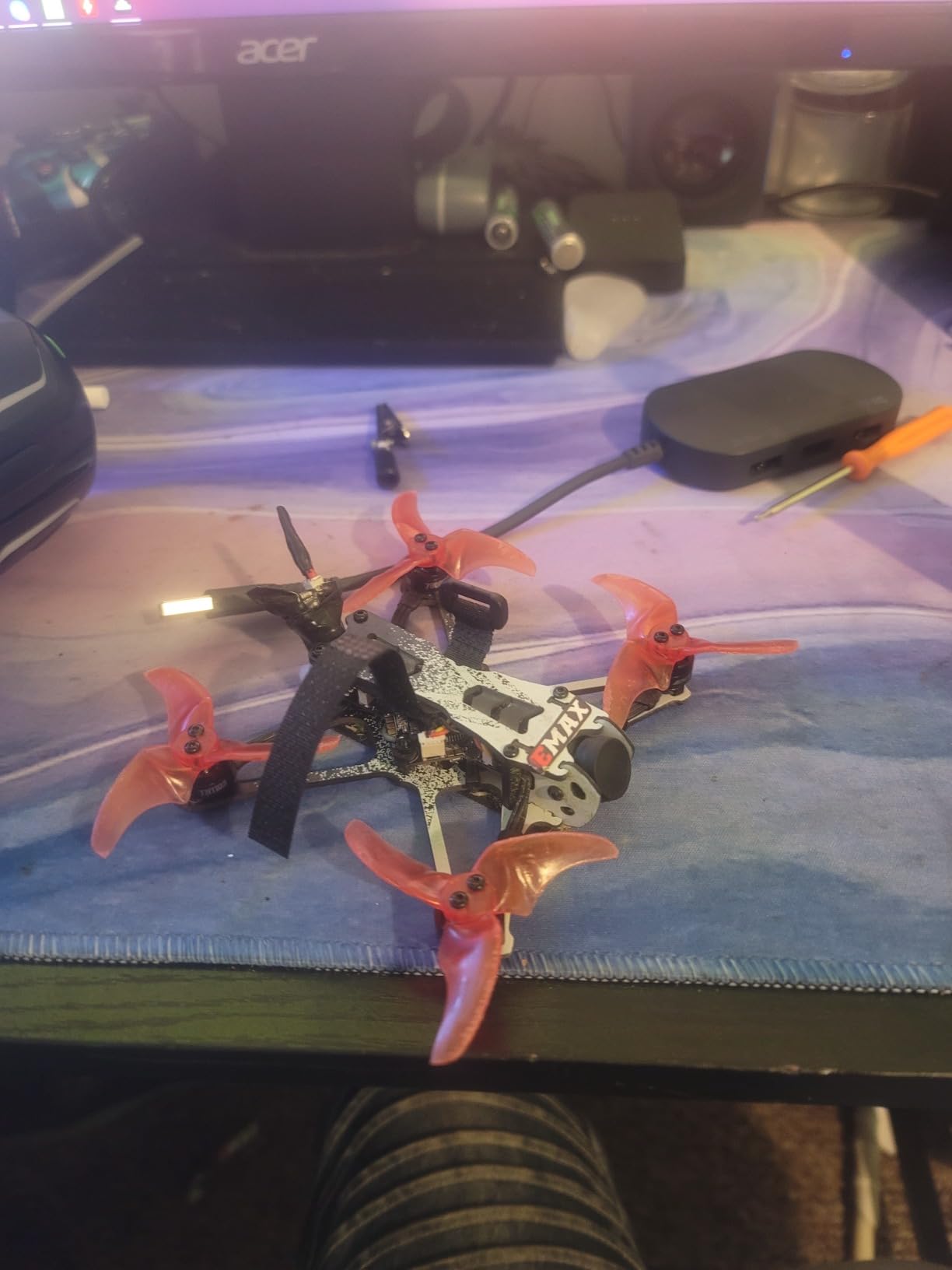 Tiny Hawk Micro Drone Free Style 2 FPV Racing Outdoor Quad Ready To Fly Kit with Goggles and Controller for Beginners and Pros Customer Review Tiny Hawk Micro Drone Free Style 2 FPV Racing Outdoor Quad Ready To Fly Kit with Goggles and Controller for Beginners and Pros - Customer Photo 1