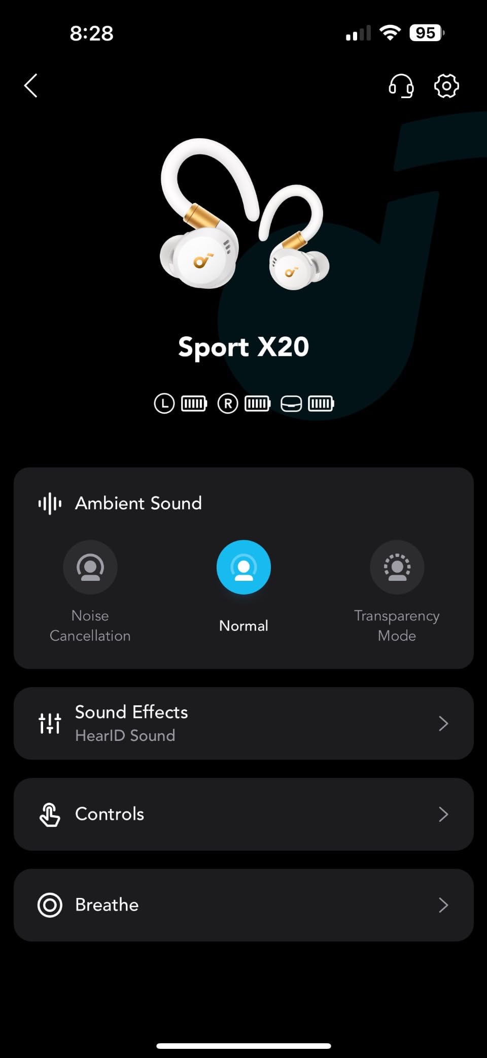 Soundcore Sport X20 by Anker, True-Wireless Workout Earbuds, Rotatable and Extendable Ear Hooks, Noise Cancelling, Deep Bass, IP68 Waterproof, Sweatproof, Dustproof, 48H Play, Sport Earbuds for Gym - Customer Photo 1
